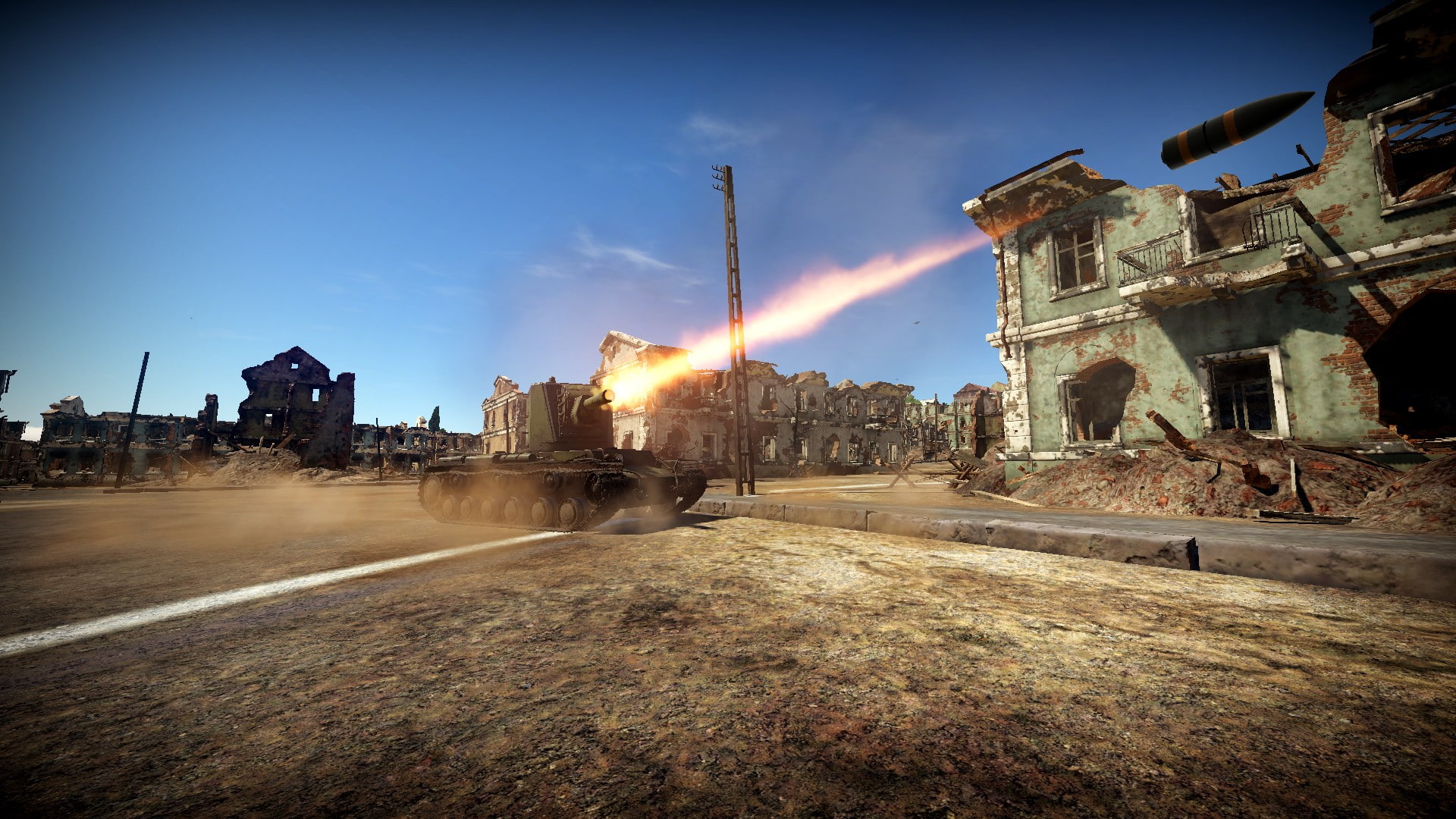 video games, tank, KV-2, Russian Army, 1080P, War Thunder, HD Wallpaper