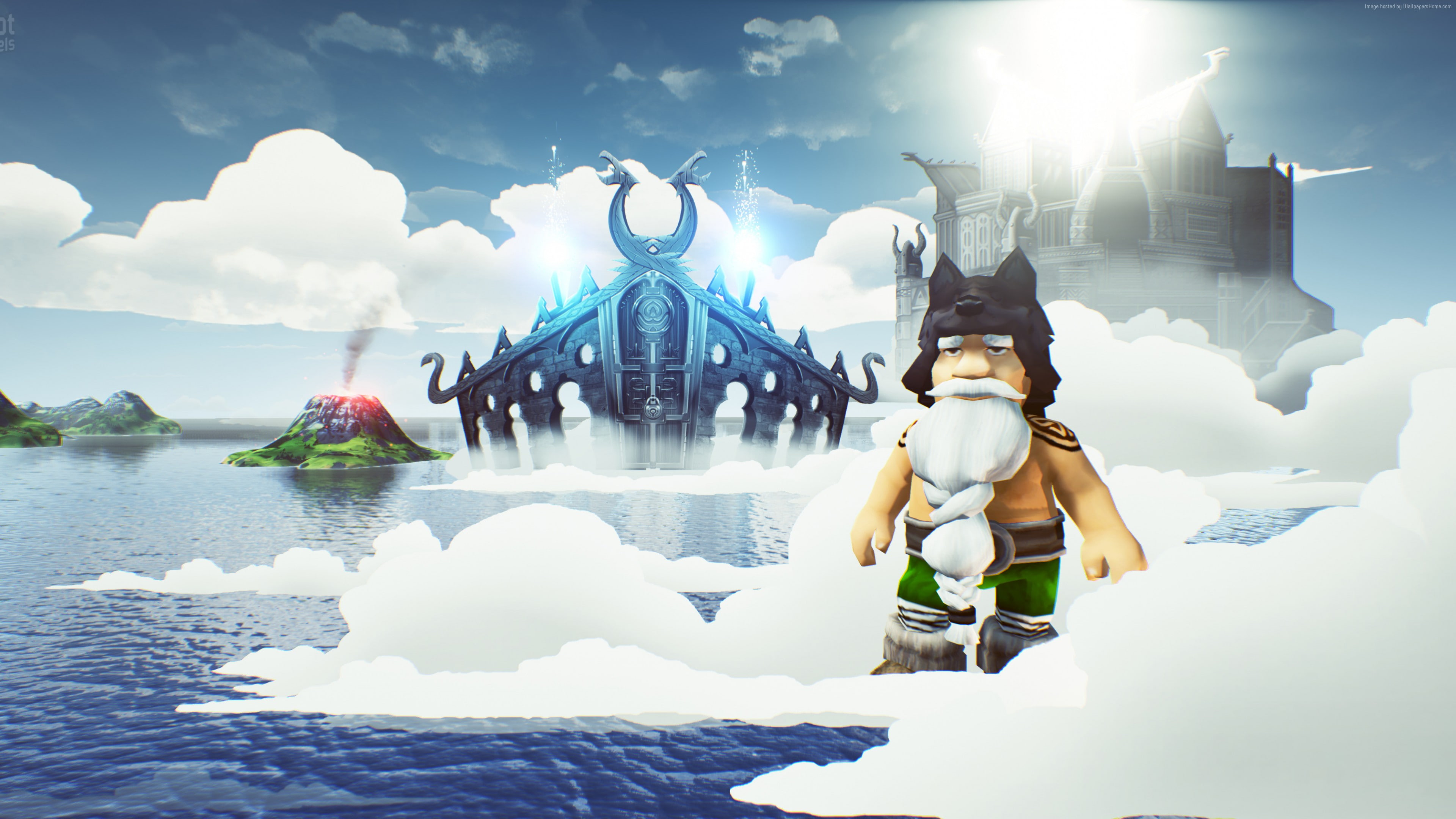 PC, 4K, fantasy, Valhalla Hills, Best Games, game, HD Wallpaper