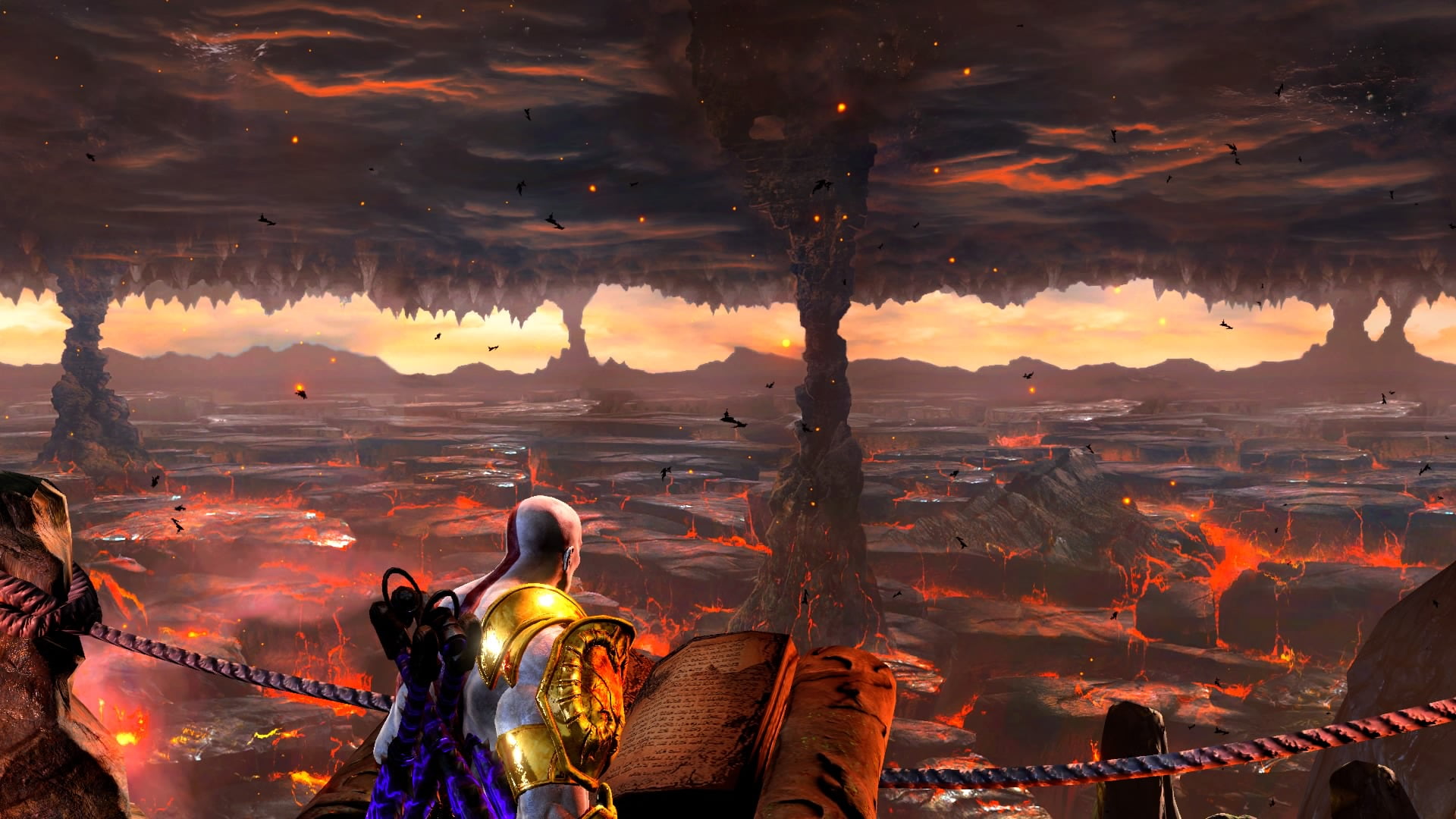 Santa Monica Studio, screen shot, God of War III, 1080P, Kratos, HD Wallpaper