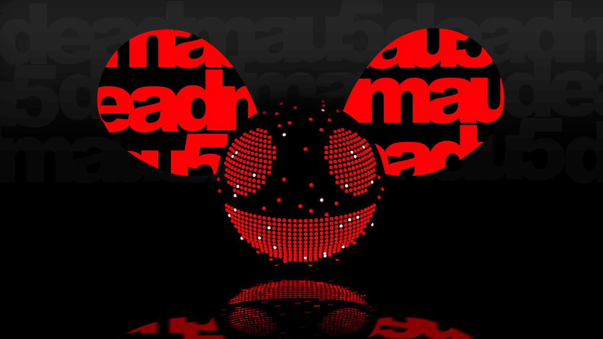 glowing, illuminated, studio shot, orange color, text, lighting equipment, no people, pattern, technology, western script, art and craft, red, deadmau5, HD Wallpaper