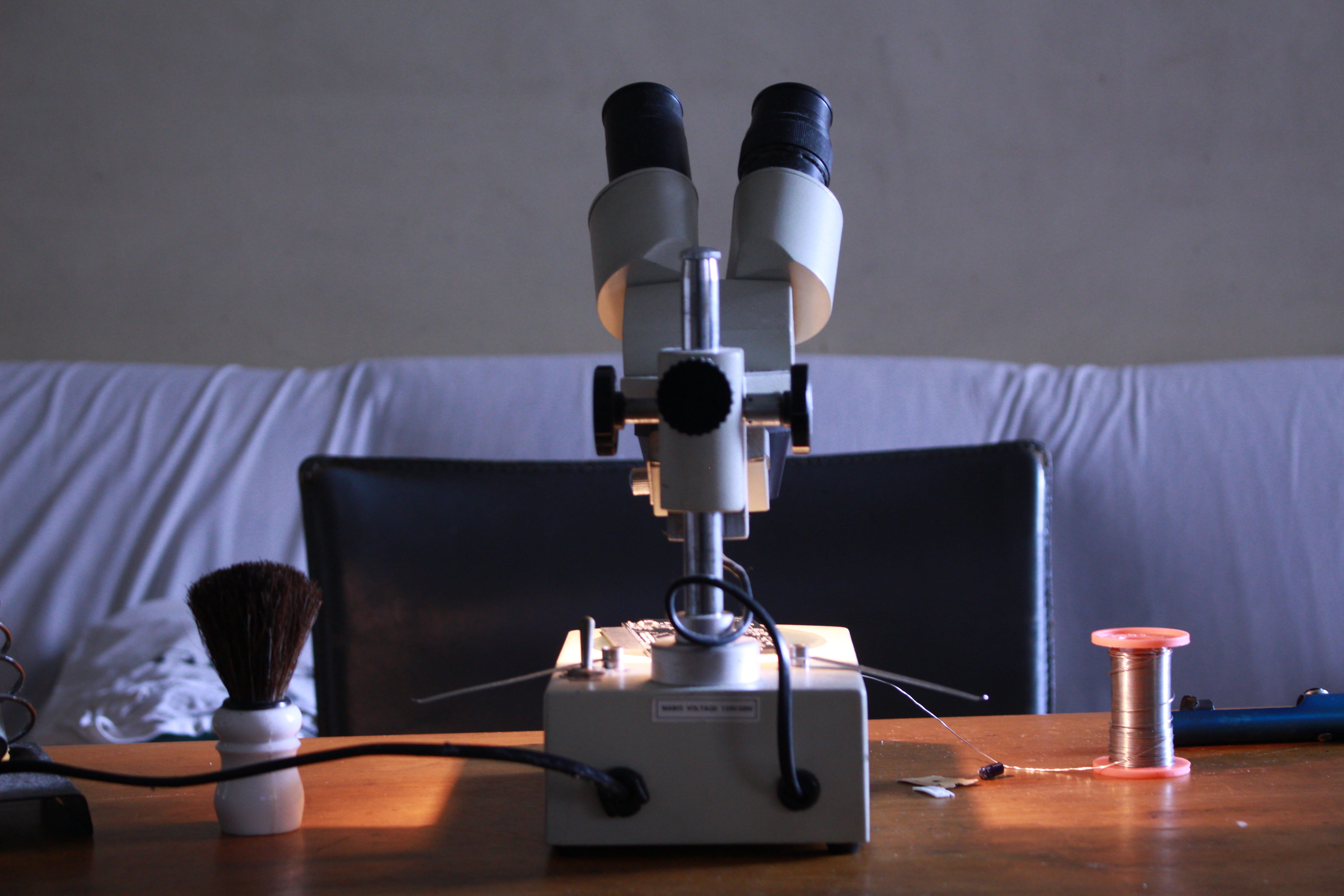 science, research, close-up, laboratory equipment, lenses, studying, 5K, equipment, microscope, electrical equipment, indoors, scientific experiment, electric lamp, HD Wallpaper