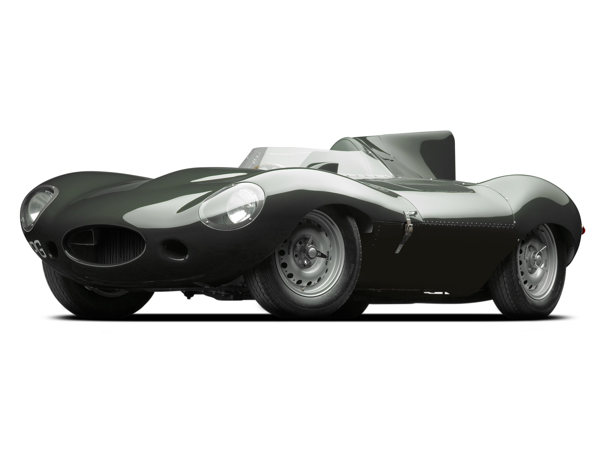 race, 1955, supercar, racing, retro, d type, 1080P, jaguar, HD Wallpaper