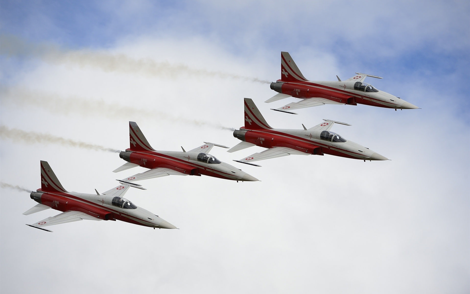 1080P, Flight, F, Sky, Fighter, Tiger, ii, Multipurpose, e, HD Wallpaper