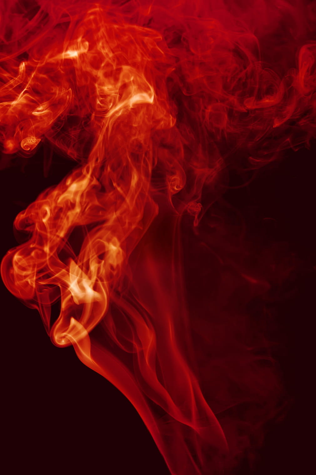 black, no people, red, warning sign, background, motion, abstract, indoors, pattern, aroma, close-up, vibrant color, studio shot, textured, fire, orange color, Phone HD Wallpaper