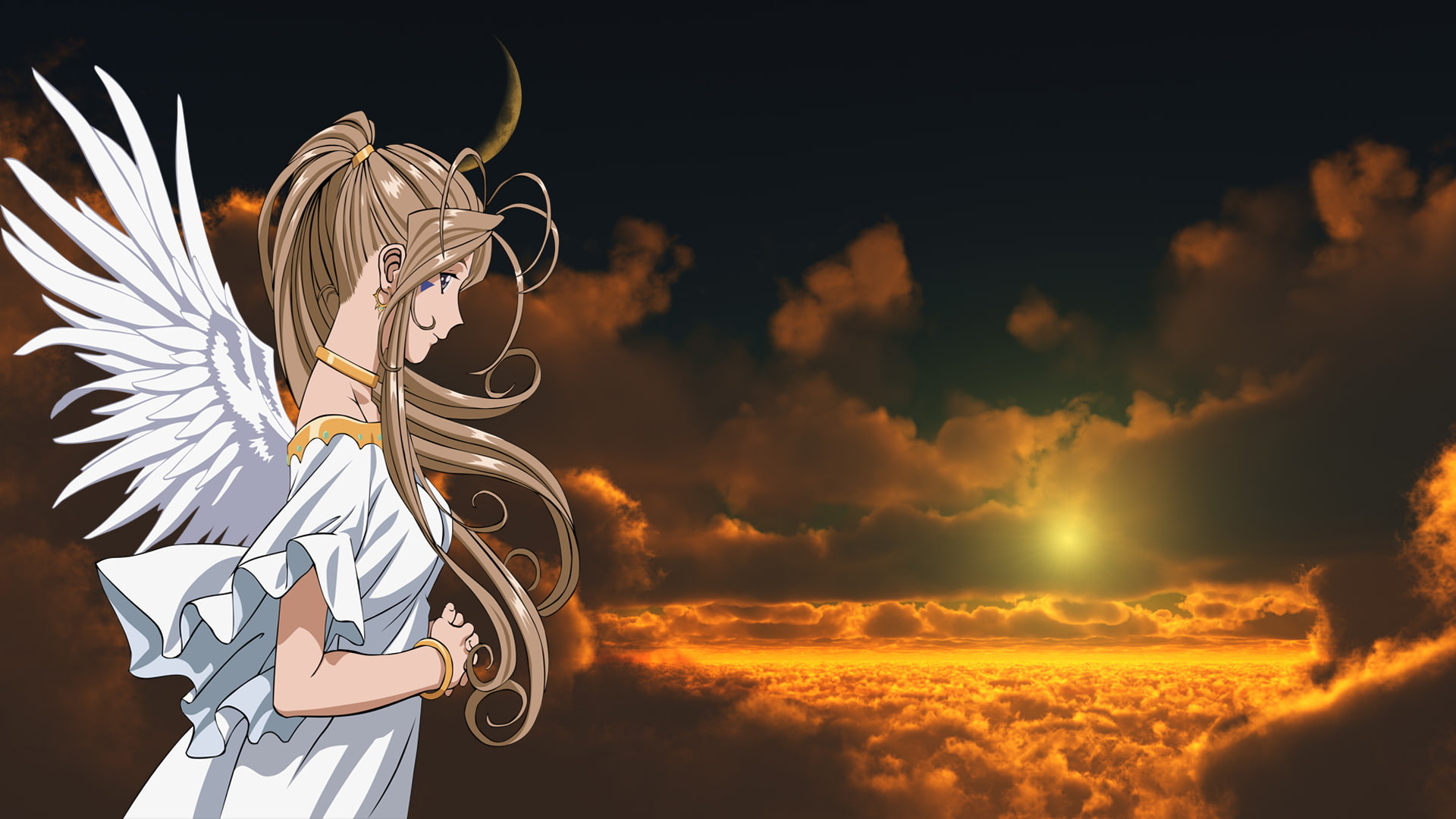 Belldandy, Ah! My Goddess!, 1080P, HD Wallpaper