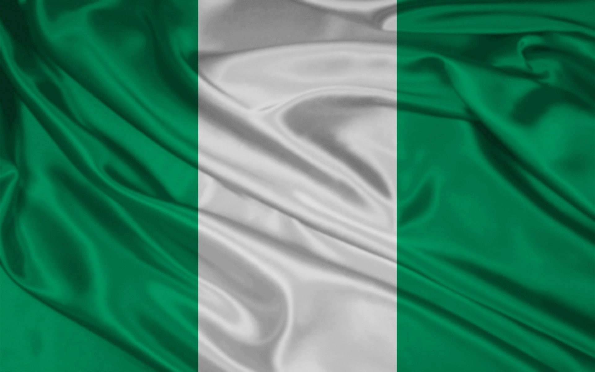 nigeria, materials, colors, 1080P, flag, silk, symbols, HD Wallpaper