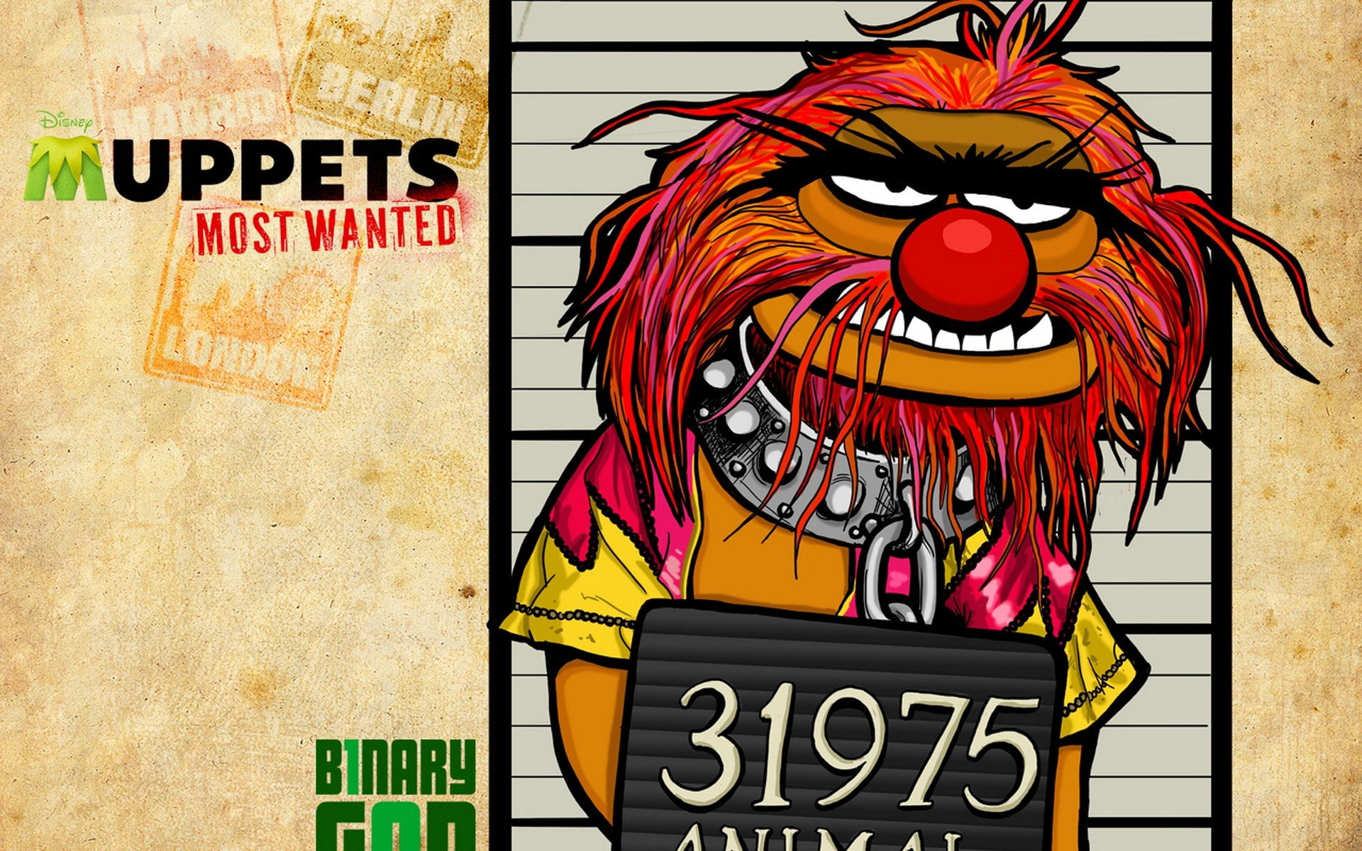 muppets, family, wanted, puppet, disney, crime, comedy, adventure, poster, 1080P, HD Wallpaper