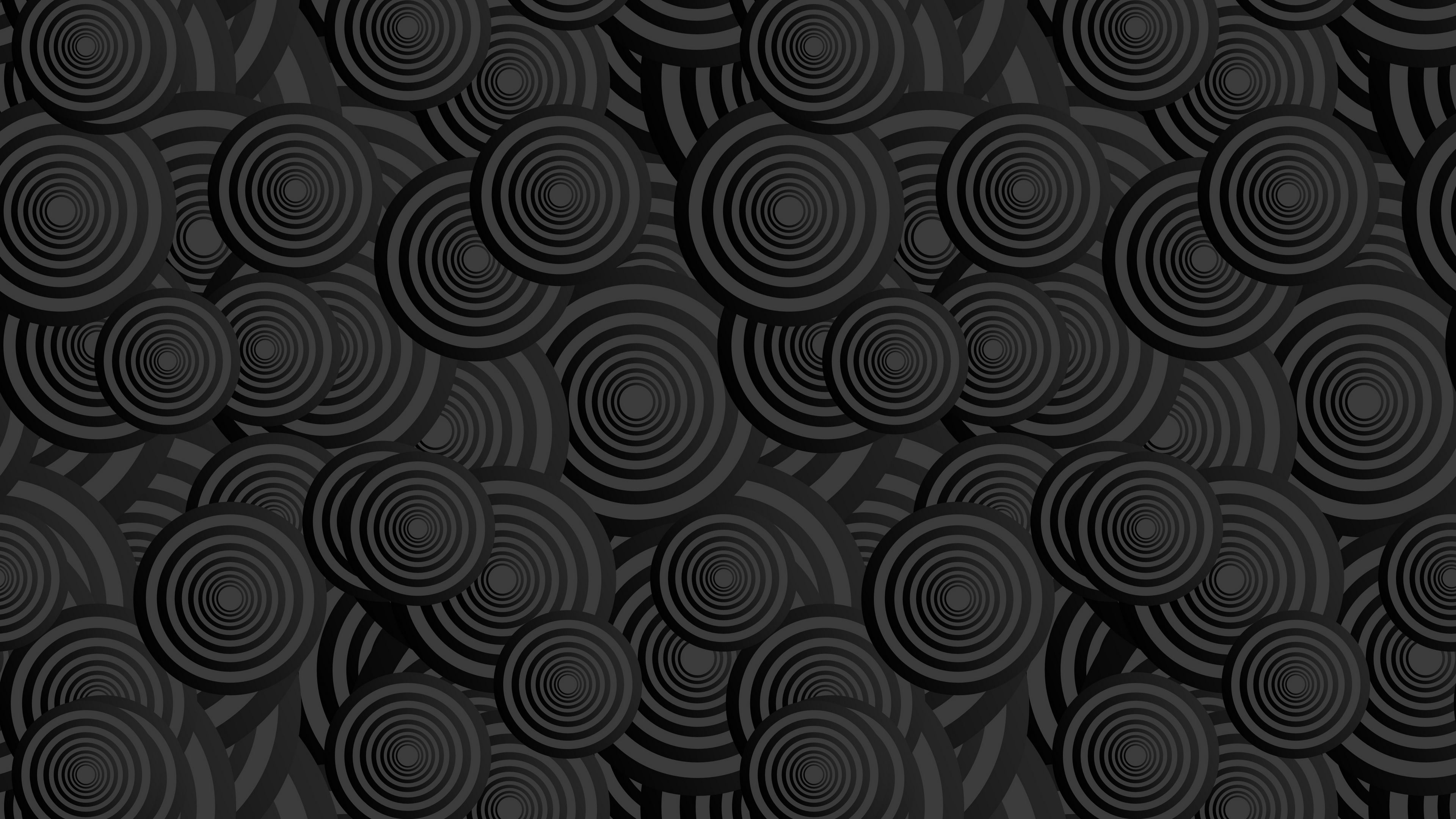  no people, pattern, geometric shape, concentric, dark, wood - material, black, directly above, backgrounds, swirl, indoors, shape, floral pattern, HD Wallpaper