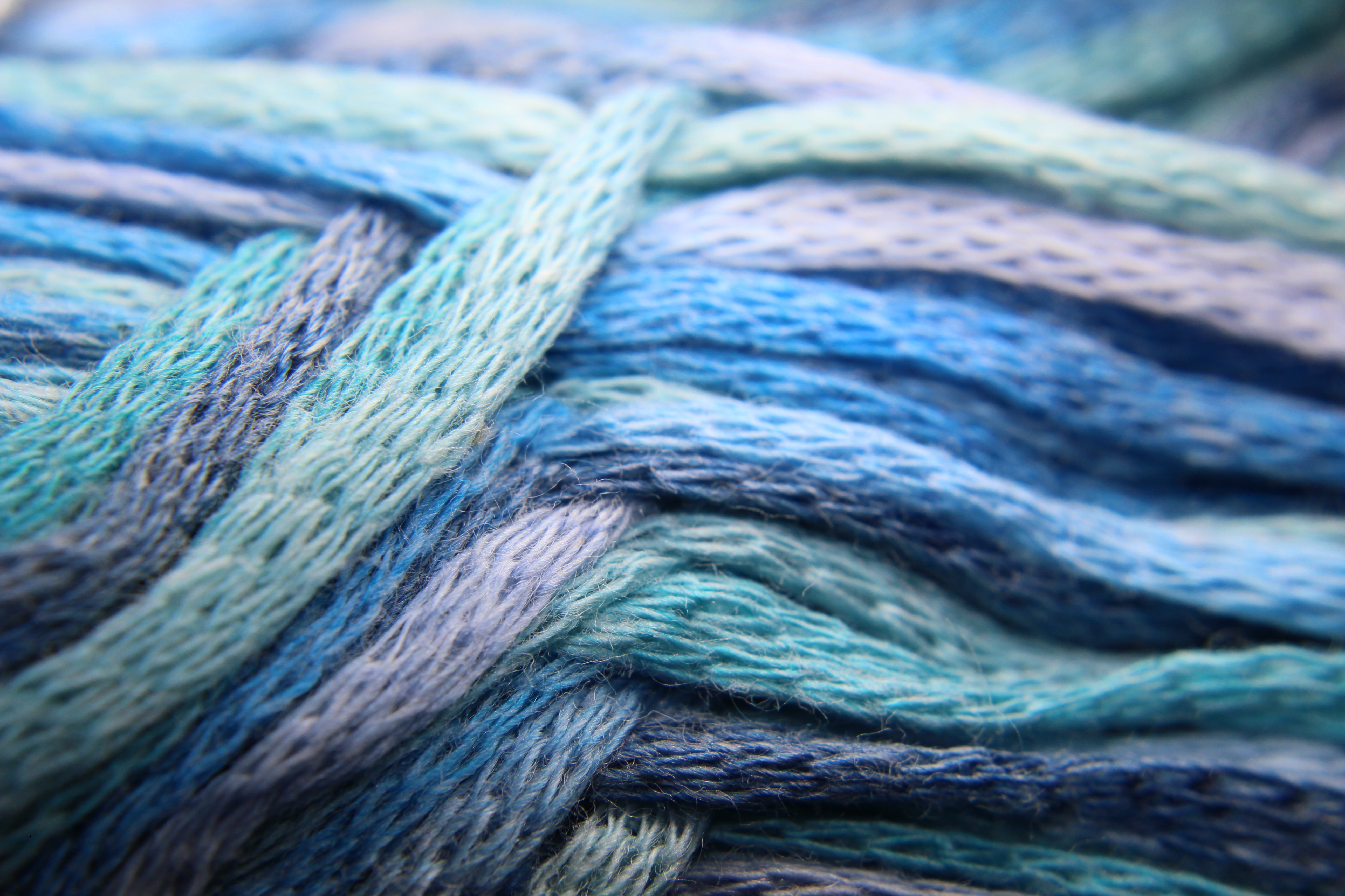 textured, crochet, textile, wool, knitting, knit, material, pattern, cats cradle, green, bändchengarn, selective focus, multi colored, full frame, thread, HD Wallpaper