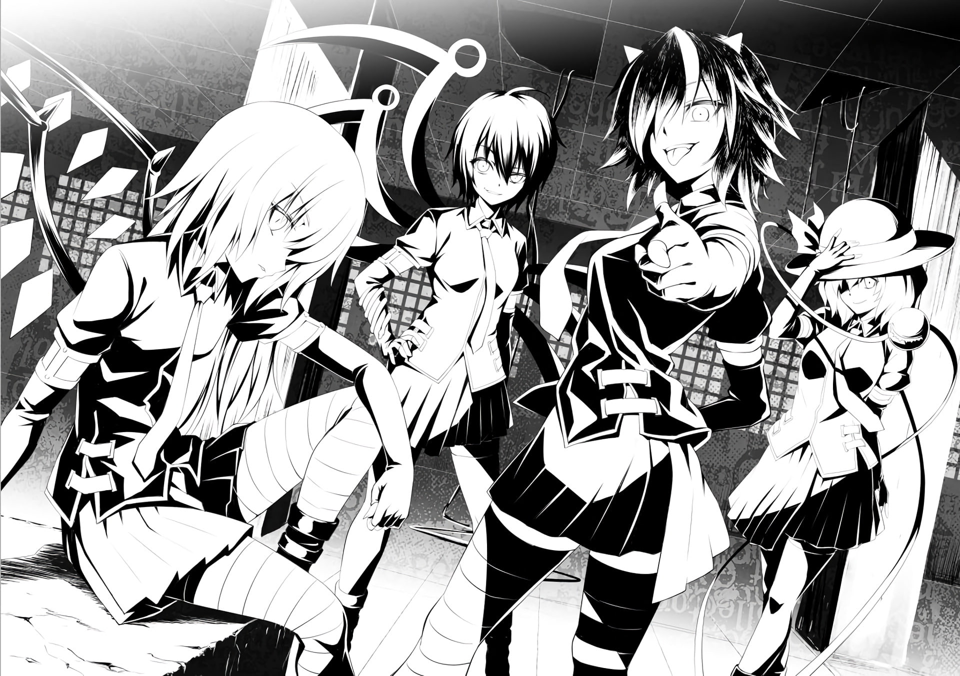 Flandre Scarlet, Koishi Komeiji, Anime, Nue Houjuu, Seija Kijin, Touhou, 1080P, HD Wallpaper