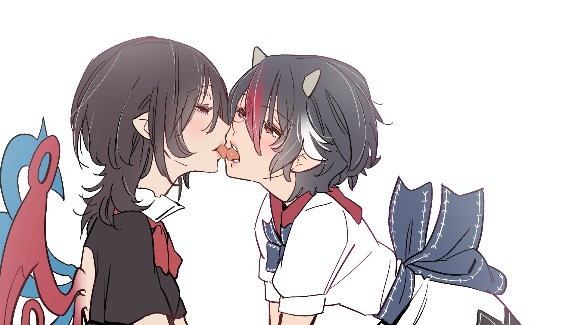 1080P, kawayabug, Touhou, Kijin Seija, Houjuu Nue, HD Wallpaper