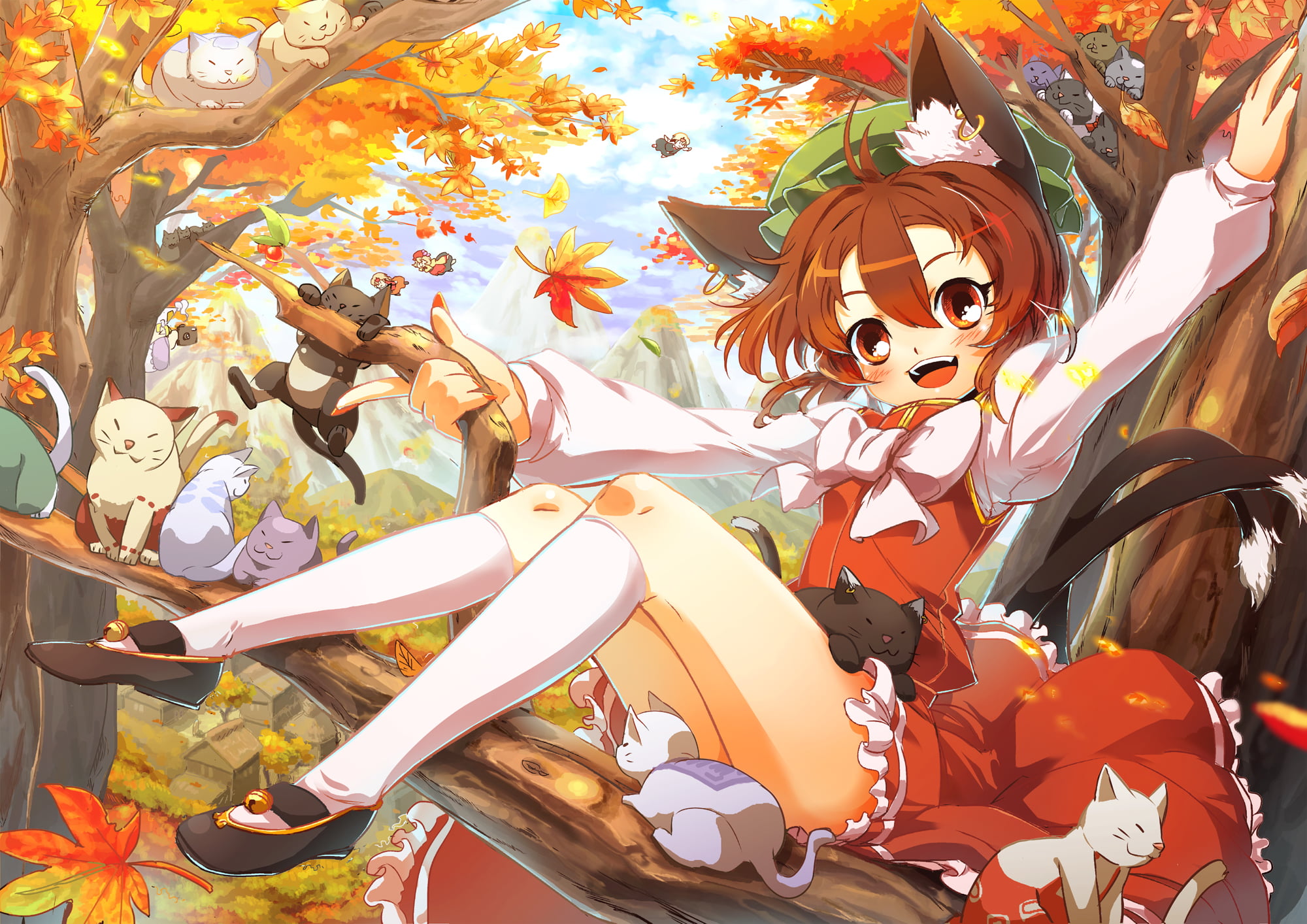 Touhou, 1080P, Anime, Chen (Touhou), HD Wallpaper