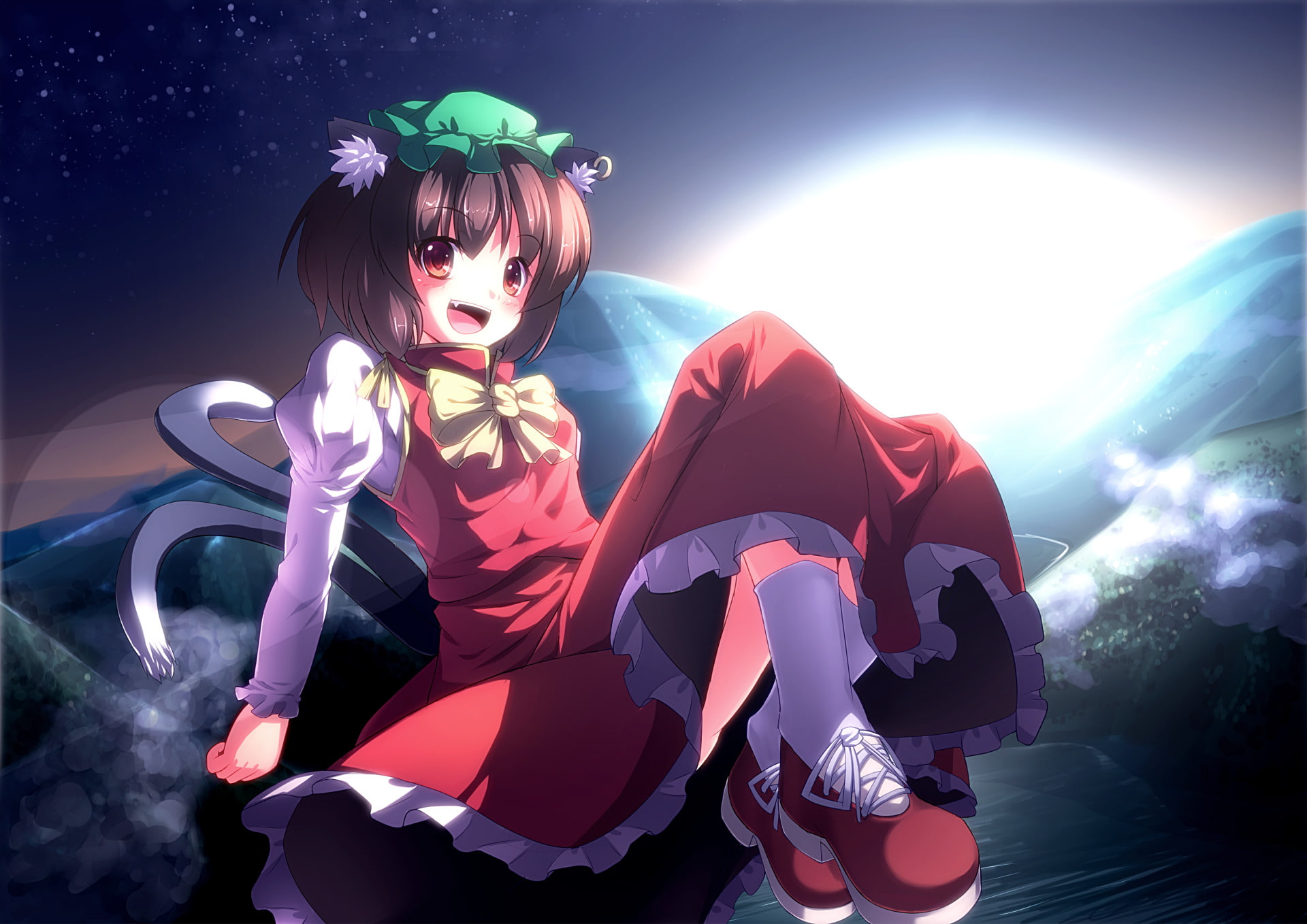 Touhou, Anime, 1080P, Chen (Touhou), HD Wallpaper