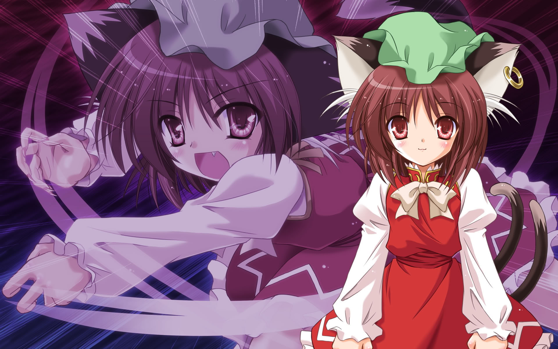 1080P, Chen (Touhou), Touhou, Anime, HD Wallpaper
