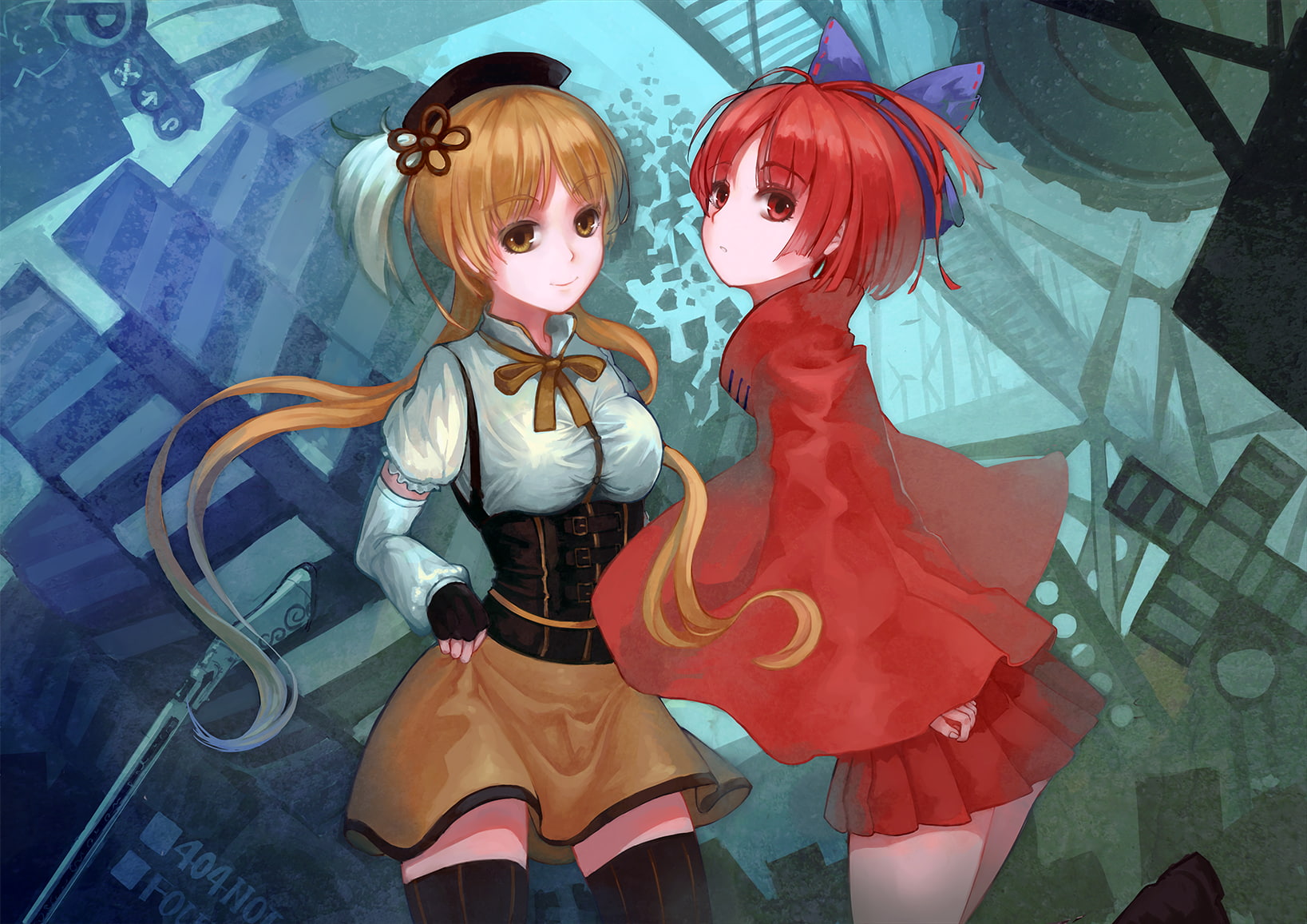 touhou, madoka, sekibanki, hoshimawa, mahou, magica, 720P, mami, shoujo, tomoe, HD Wallpaper
