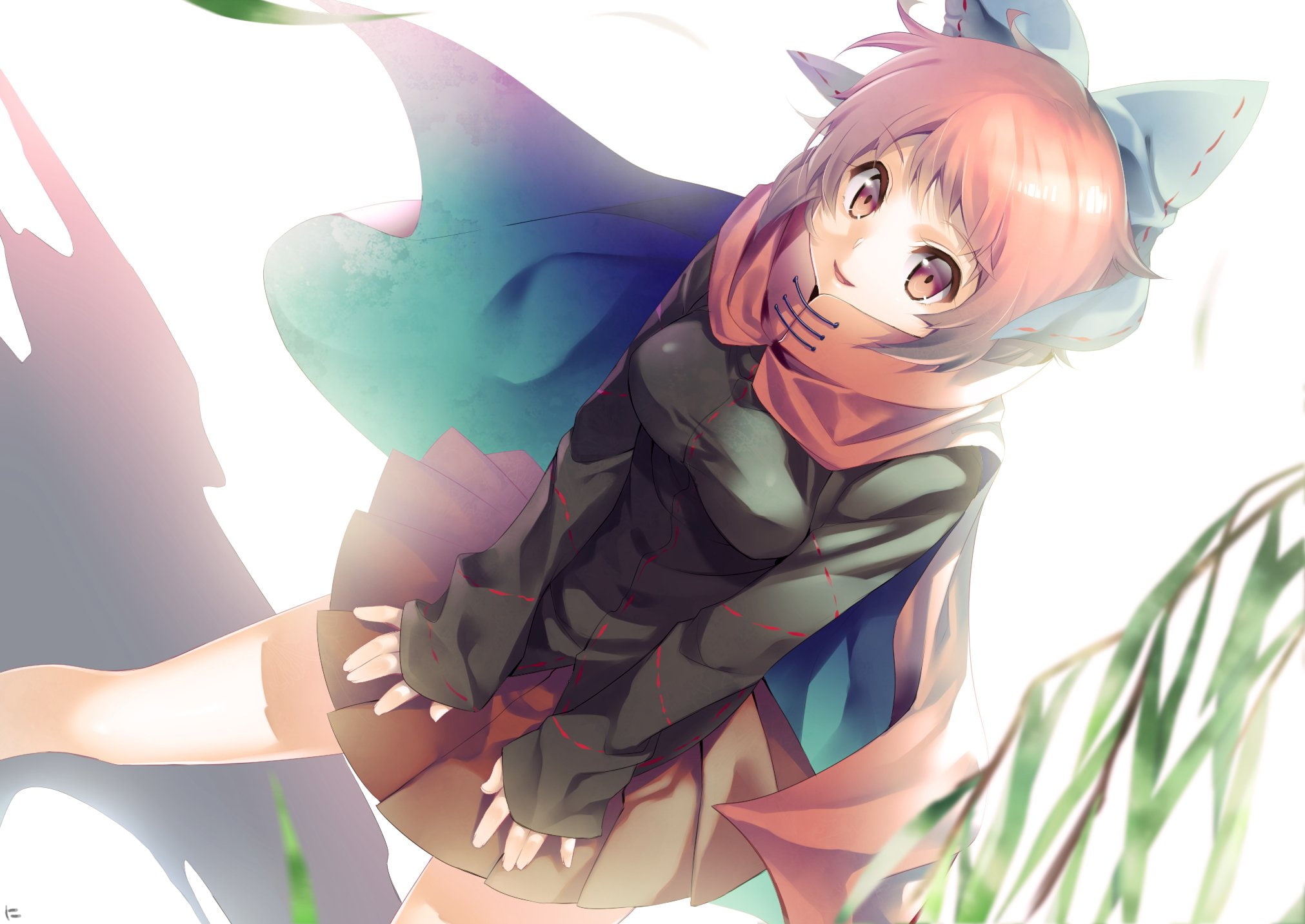 yuyu, 1080P, touhou, sekibanki, niwashi, HD Wallpaper