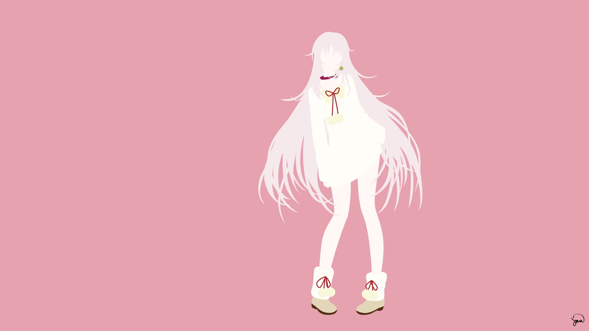 young women, one person, pink color, K Project, human body part, Neko (K project), front view, human limb, human leg, females, beautiful woman, young adult, HD Wallpaper