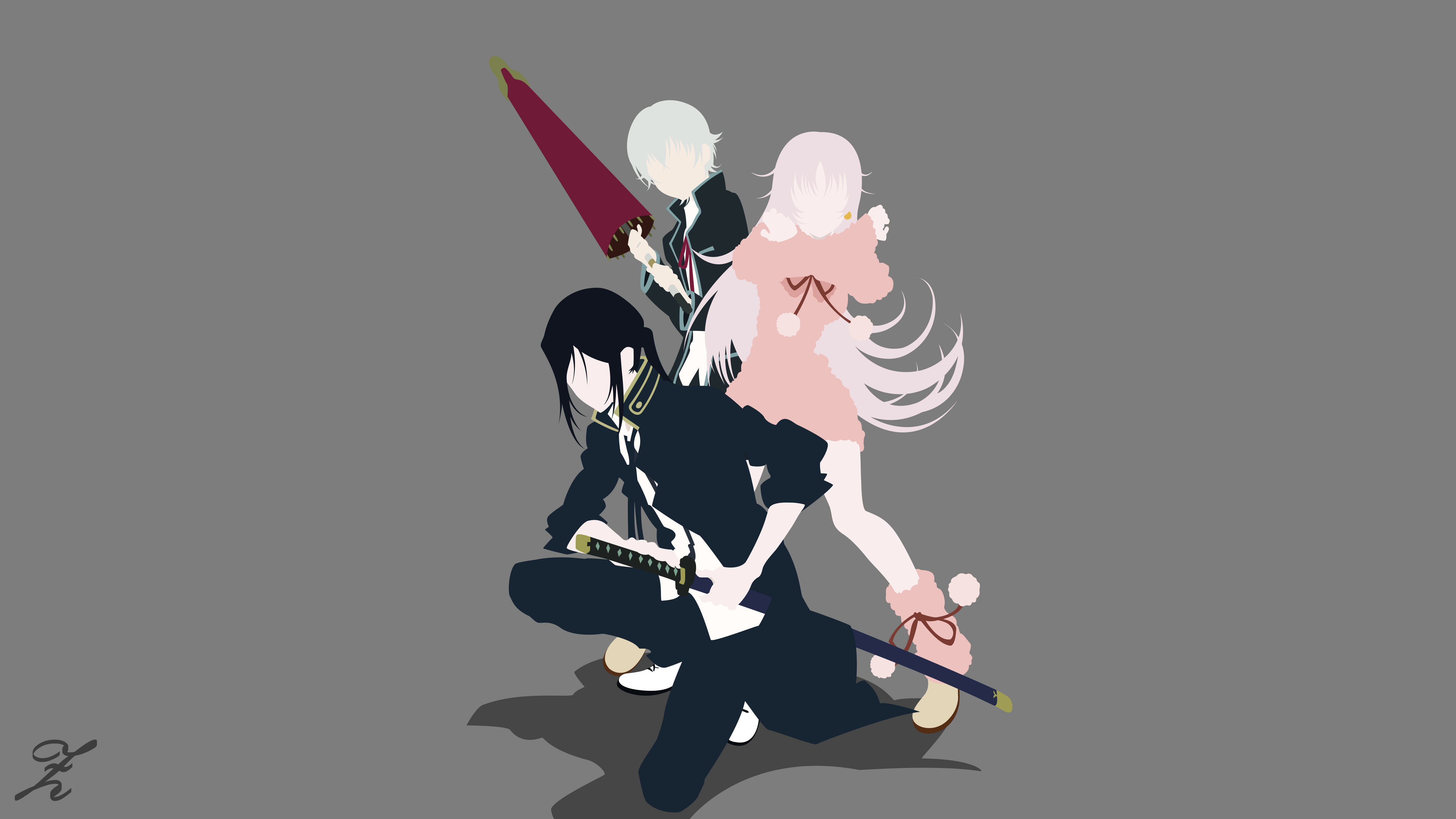 Kuroh Yatogami, Anna Kushina, Anime, 5K, K Project, Yashiro Isana, HD Wallpaper