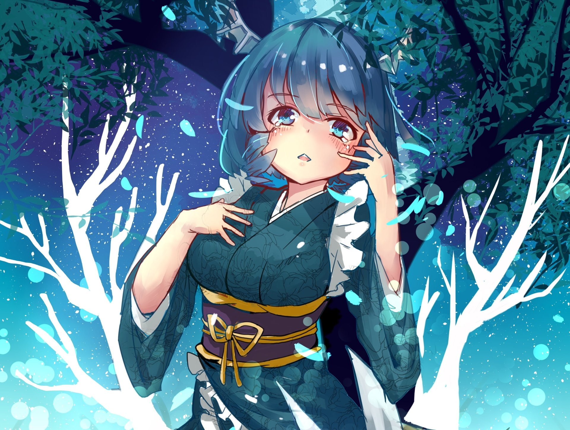 1080P, Anime, Touhou, Wakasagihime (Touhou), HD Wallpaper