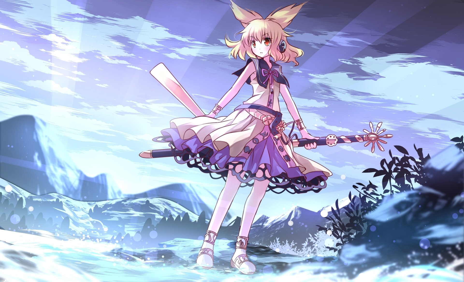 Anime, Touhou, Toyosatomimi no Miko, 1080P, HD Wallpaper