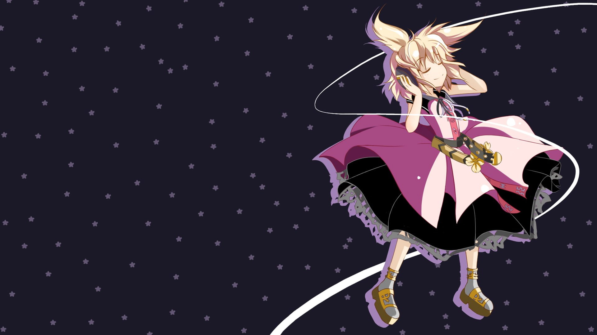 1080P, Toyosatomimi no Miko, Anime, Touhou, HD Wallpaper