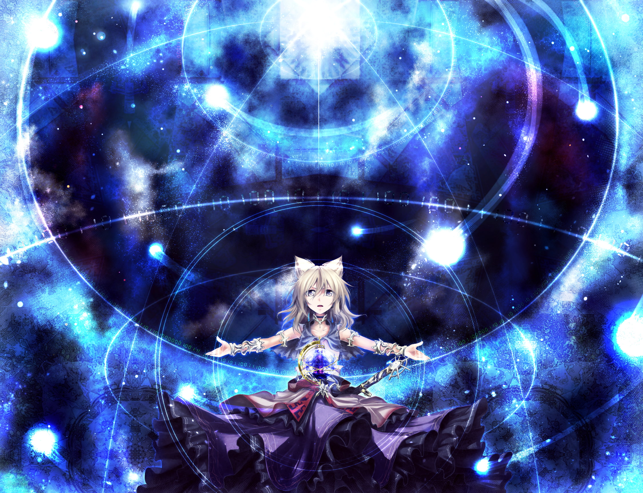 touhou, toyosatomimi, girl, miko, 1080P, HD Wallpaper