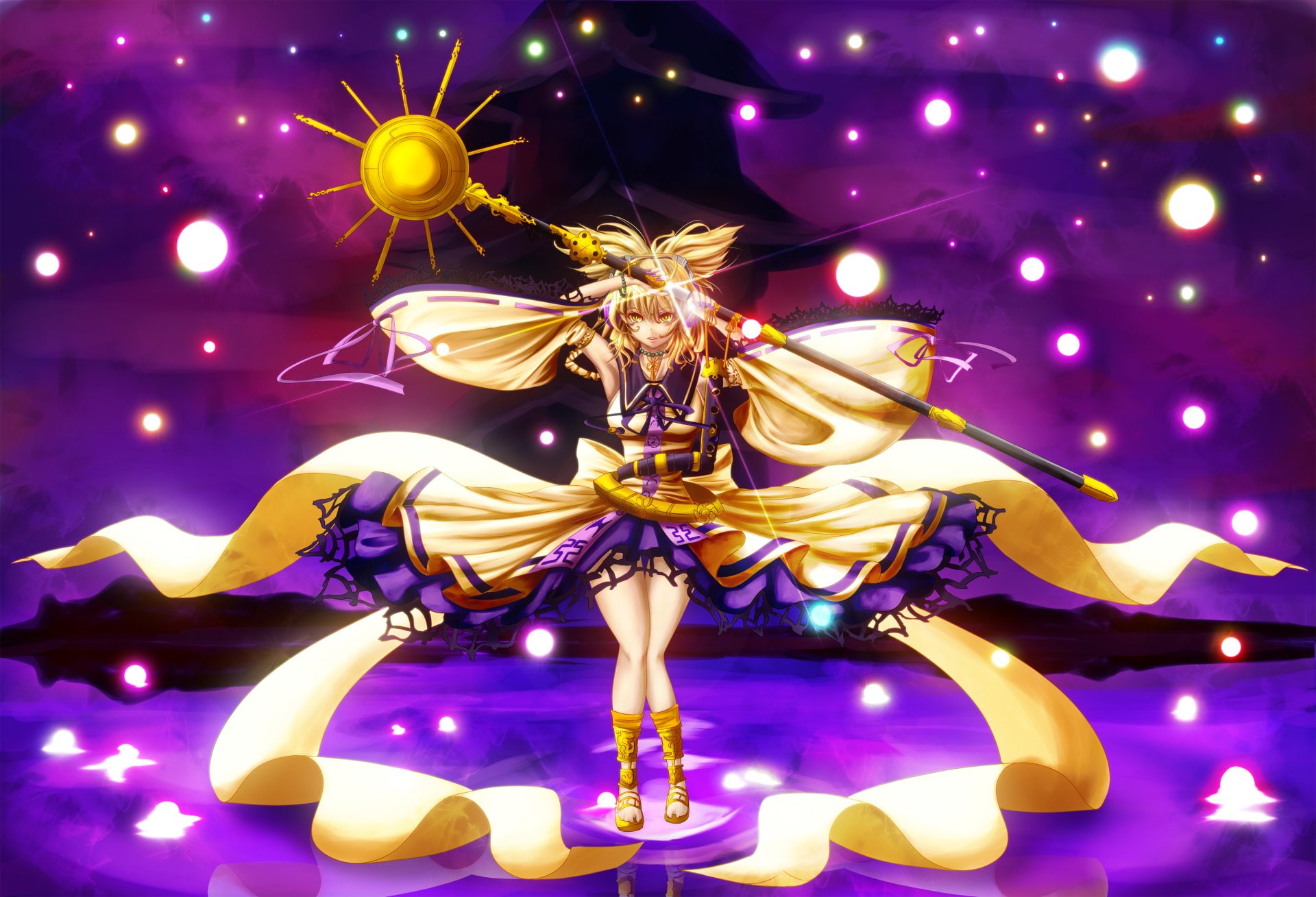 Anime, Touhou, Toyosatomimi no Miko, 1080P, HD Wallpaper