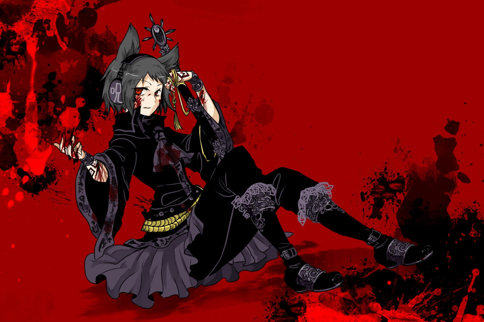 Toyosatomimi no Miko, Anime, Touhou, 1080P, HD Wallpaper