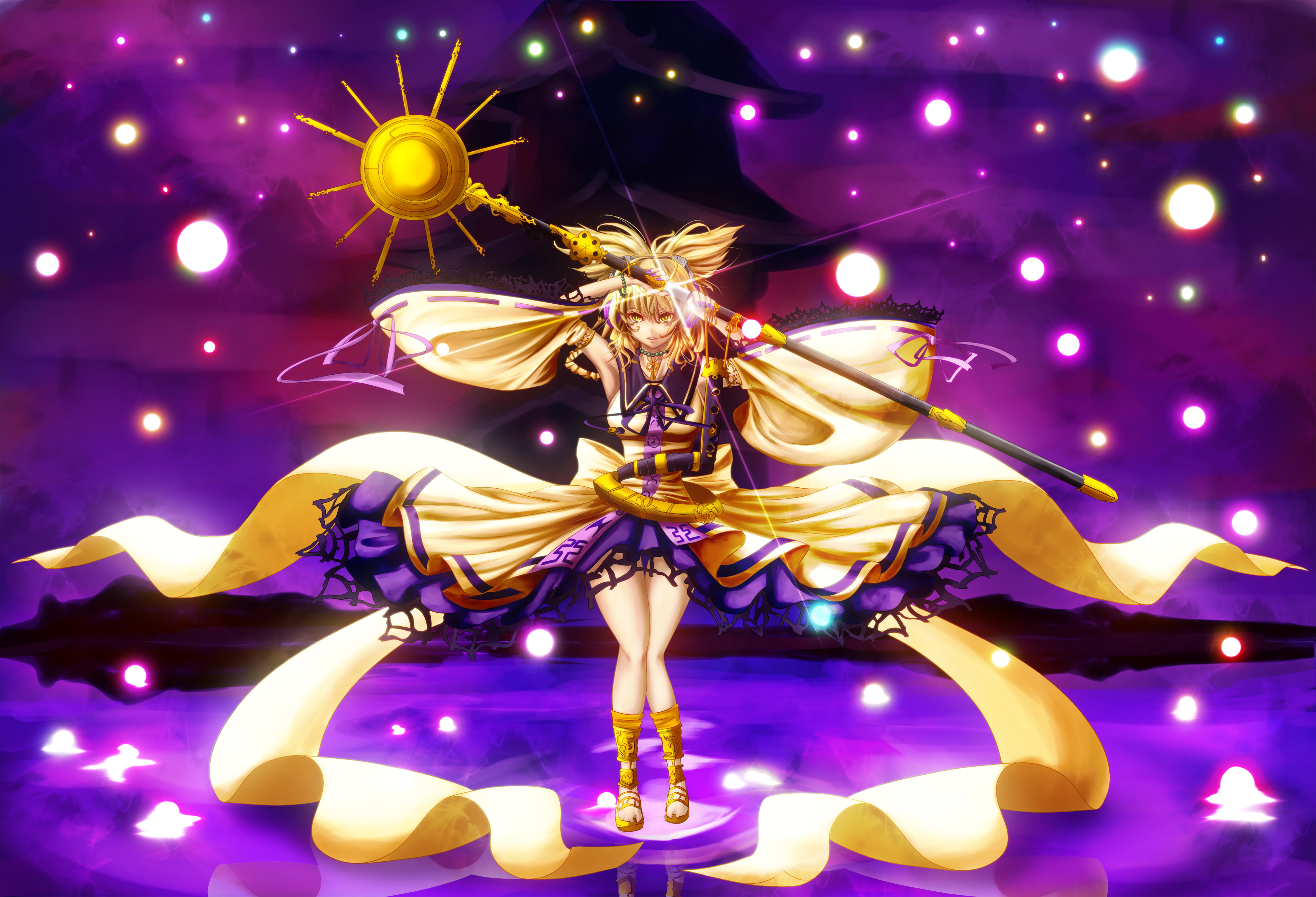 Toyosatomimi no Miko, 4K, Touhou, HD Wallpaper