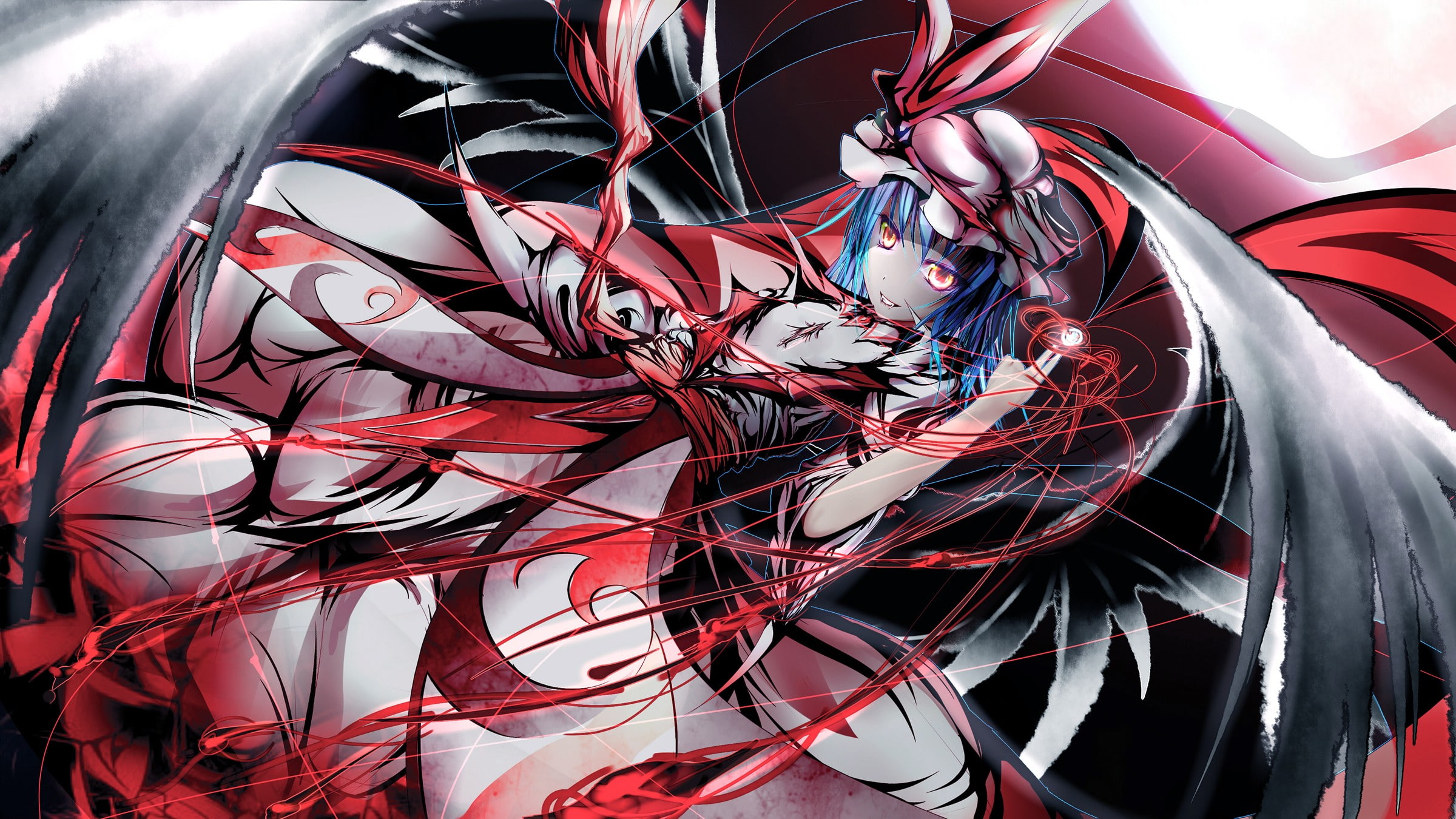 Remilia Scarlet, Touhou, anime girls, anime, 1080P, HD Wallpaper