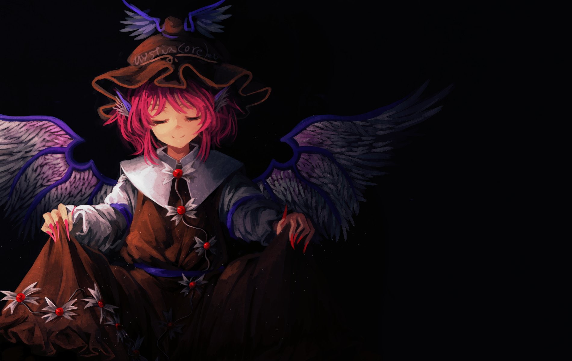 720P, Mystia Lorelei, Anime, Touhou, HD Wallpaper