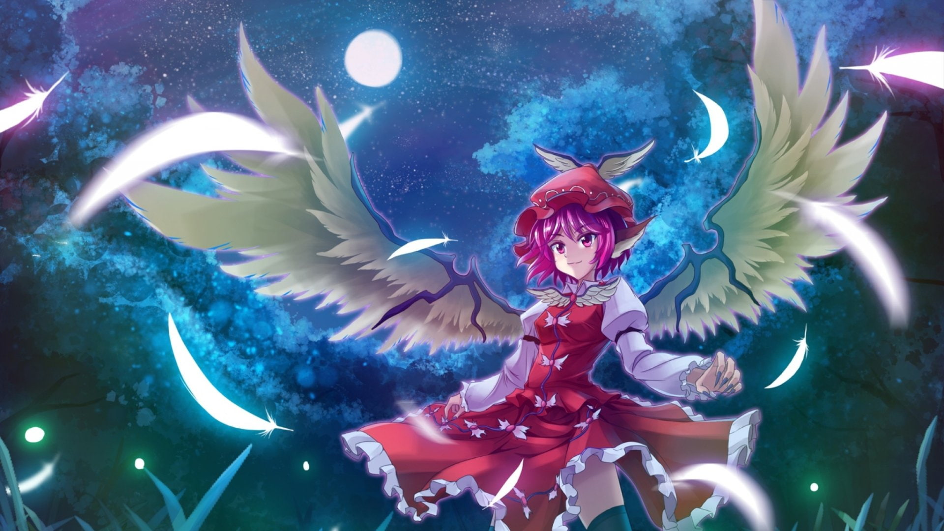 Anime, 1080P, Mystia Lorelei, Touhou, HD Wallpaper