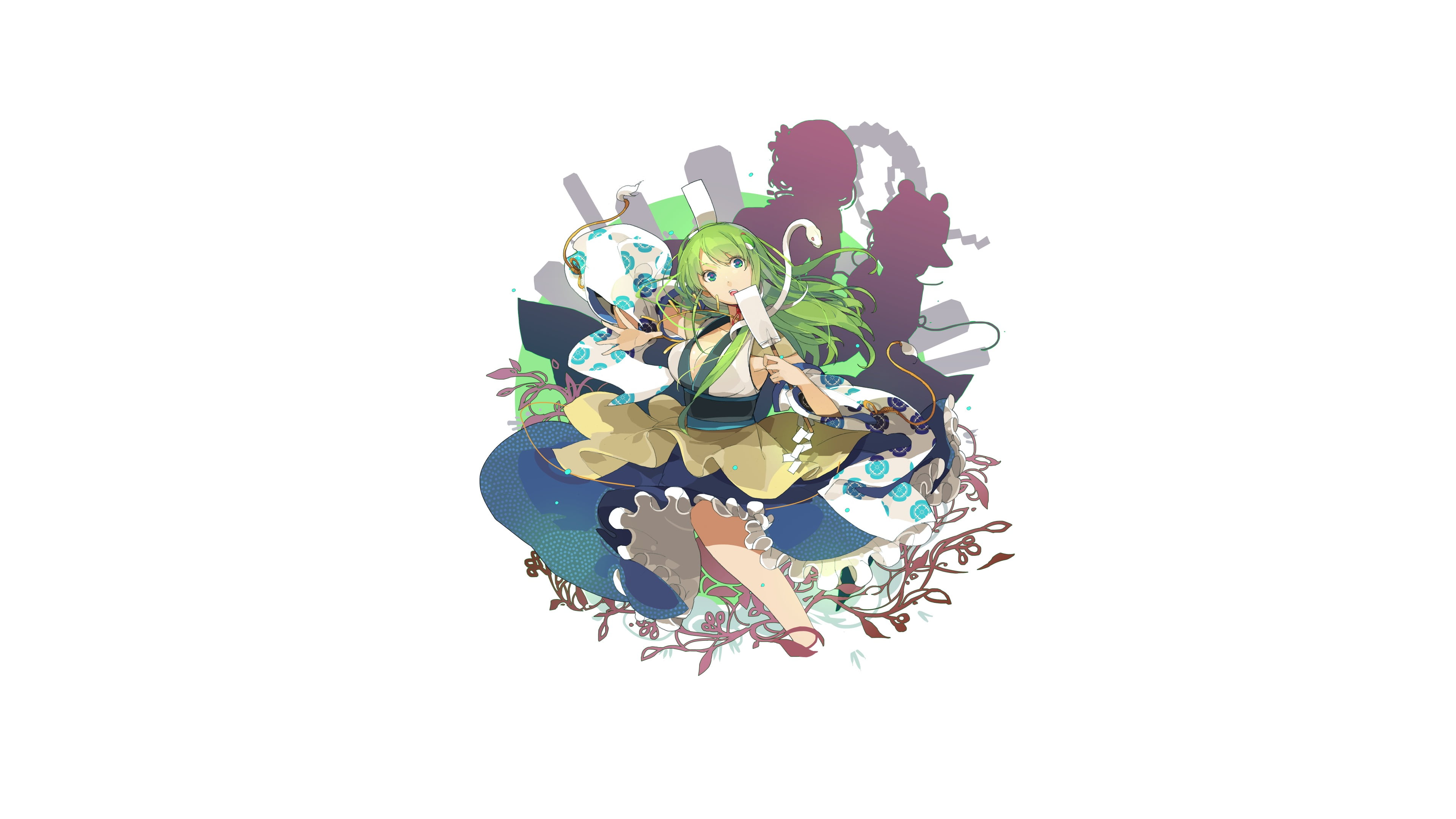 multi colored, celebration, ice cream, studio shot, Touhou, copy space, indoors, connection, digital composite, anime, people, young adult, cut out, women, HD Wallpaper