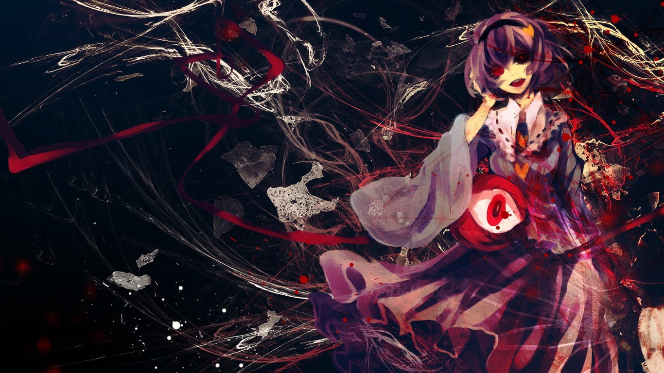 720P, Touhou, manga, HD Wallpaper