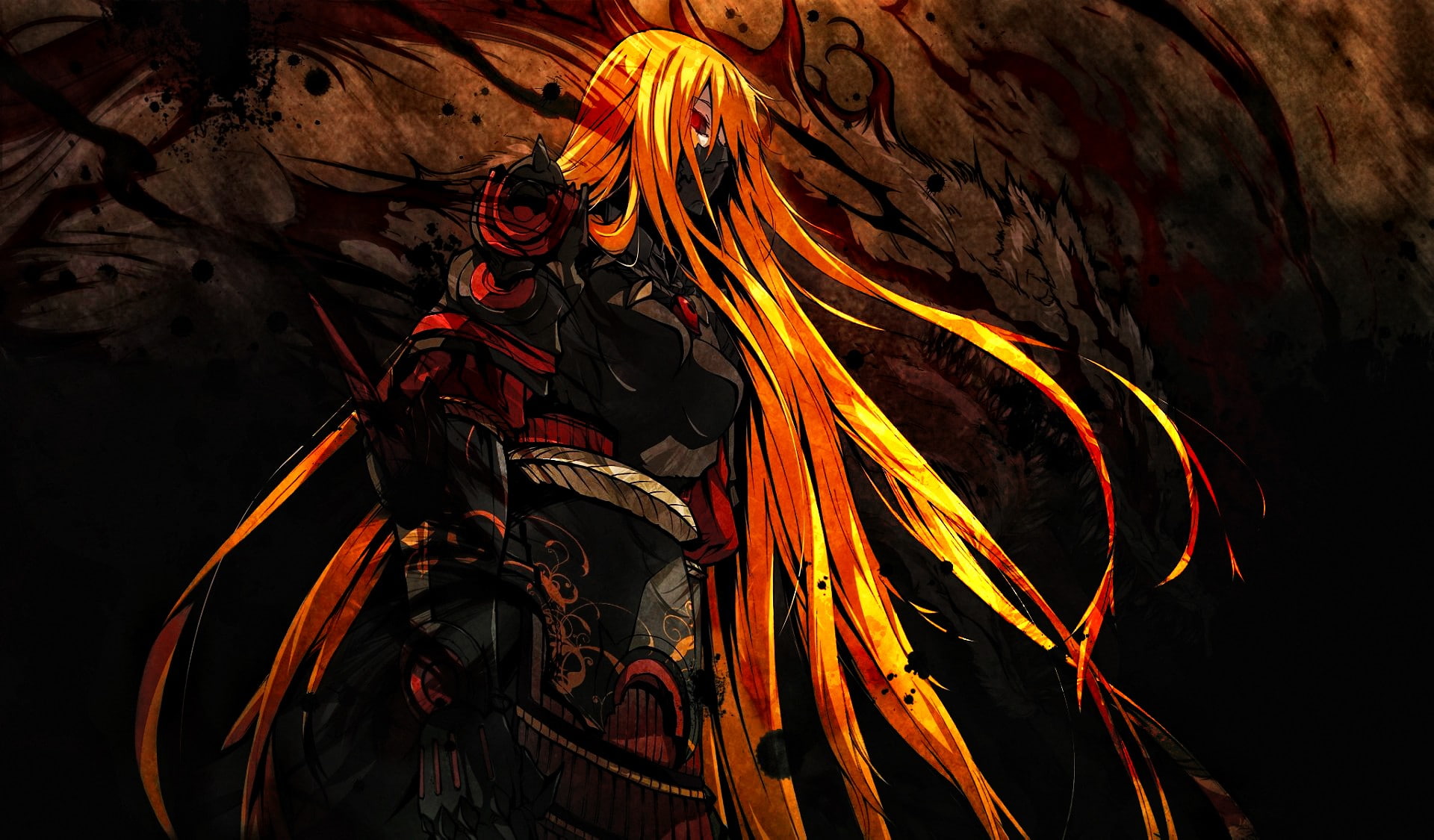 Kajiri Kamui Kagura, 1080P, anime girls, HD Wallpaper