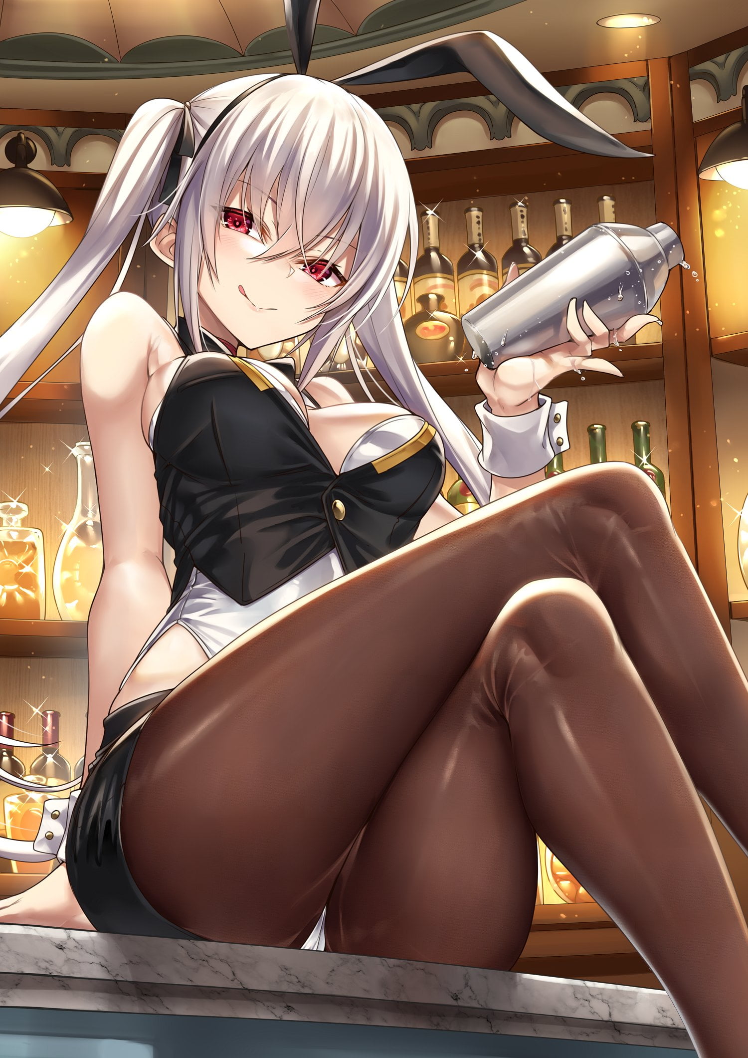 CO2 (Hika), smiling, anime girls, ks (artist), The personification of atmosphere, 1080P, Phone HD Wallpaper