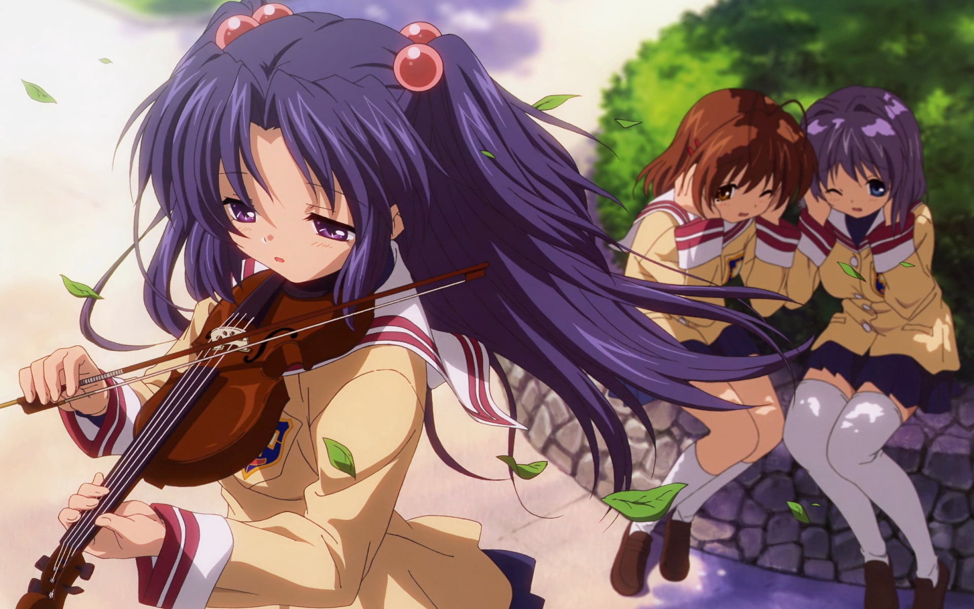art and craft, teenage Girls, focus on foreground, hostility, nature, child, bow - Musical Equipment, females, creativity, park, arts culture and entertainment, HD Wallpaper