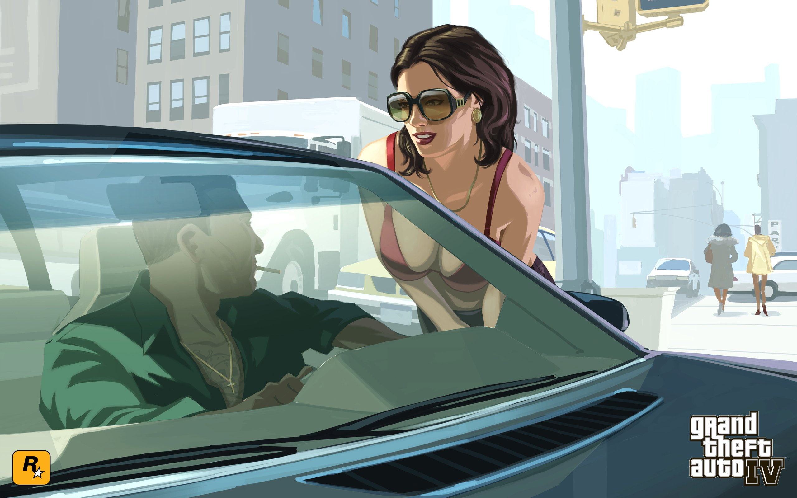 2K, theft, girl, gta, auto, grand, HD Wallpaper