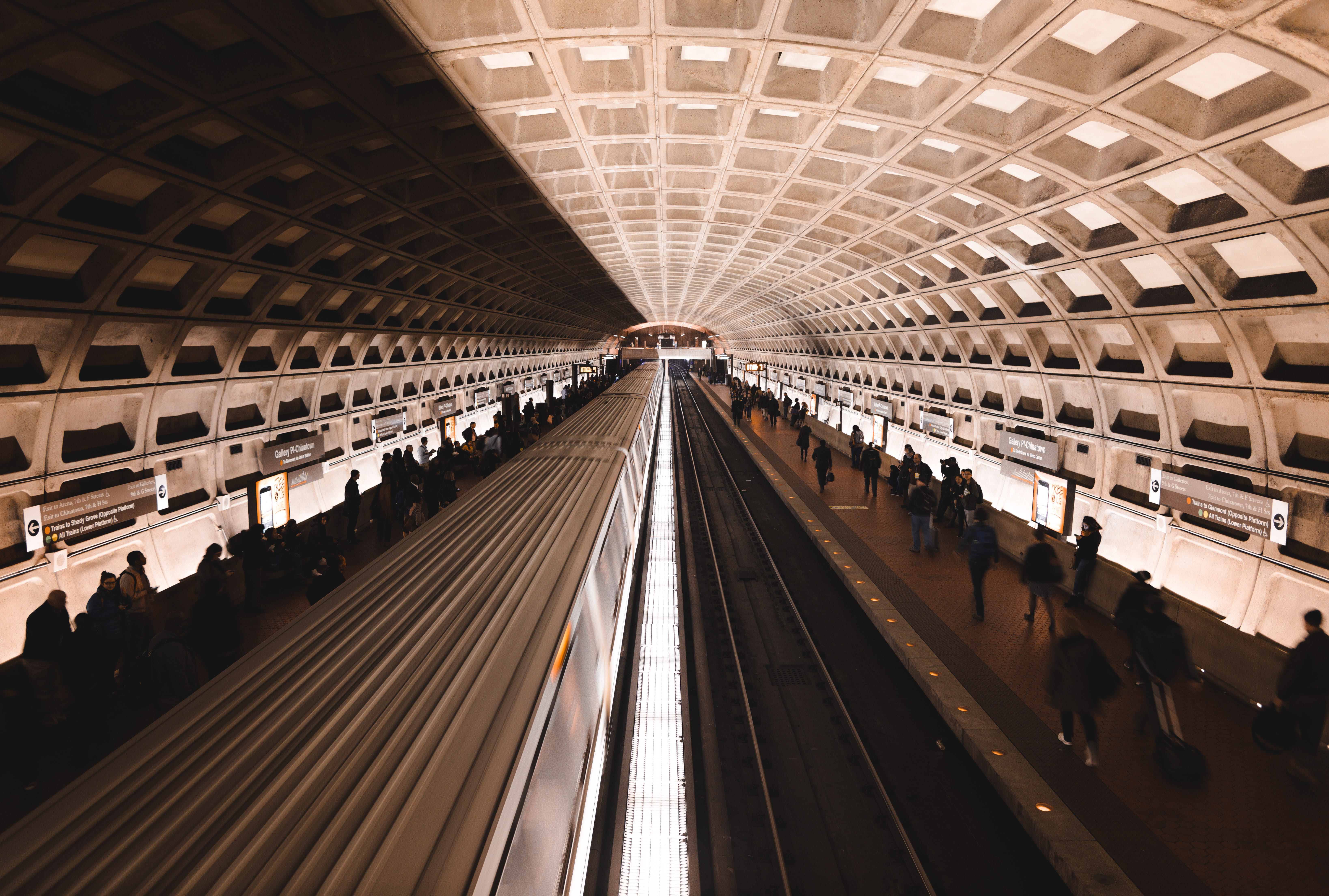 real people, crowd, men, chinatown, direction, modern, rail transportation, metro, subway station, incidental people, illuminated, ceiling, built structure, HD Wallpaper