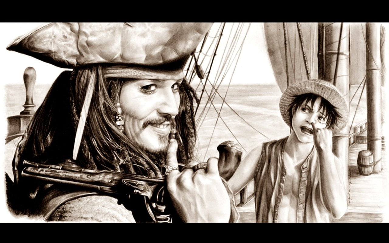 togetherness, 720P, Anime, lifestyles, leisure activity, poster, pirates, caribbean, looking at camera, young women, real people, emotion, Jack Sparrow, HD Wallpaper