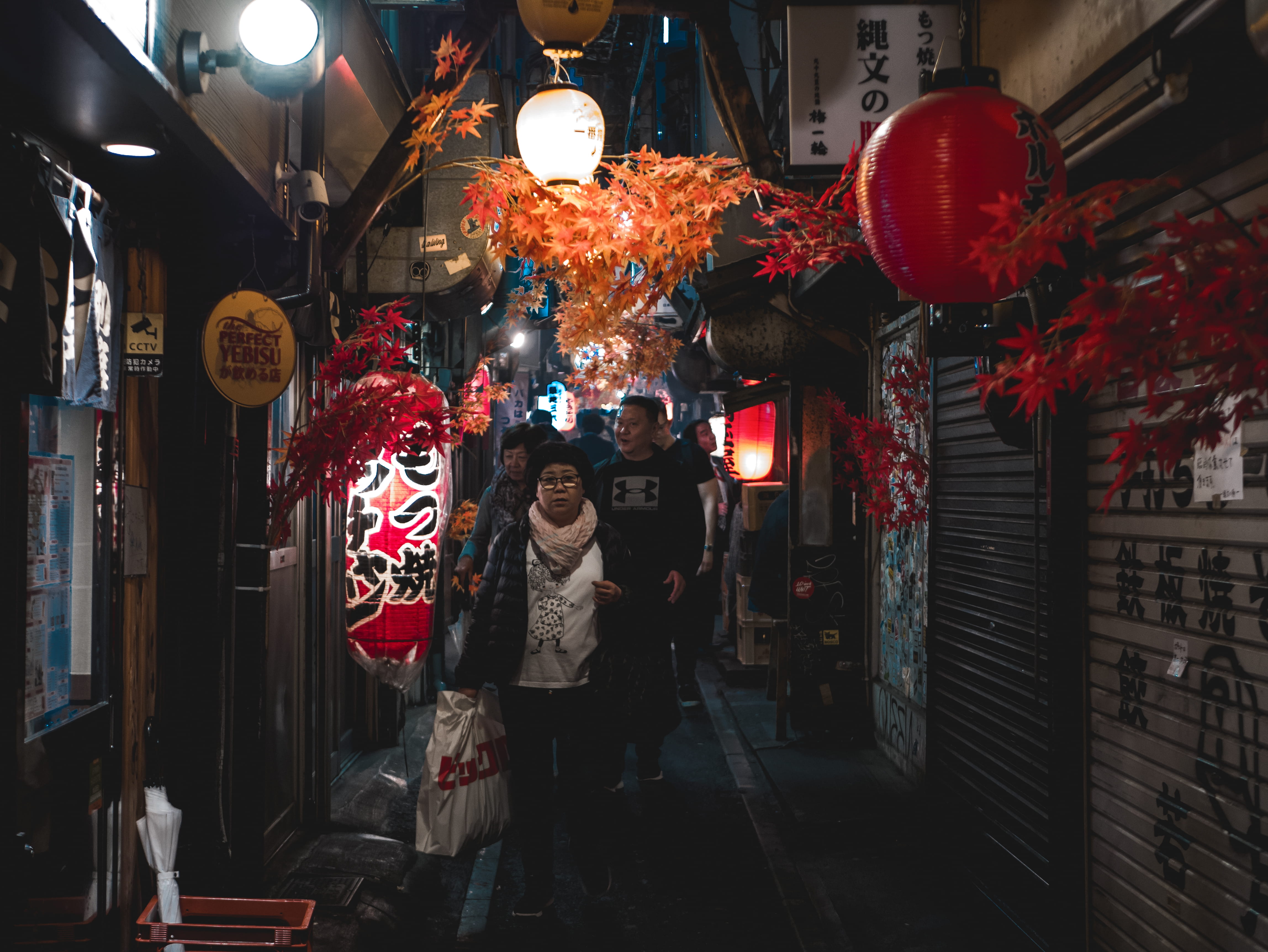retail display, lighting, night life, chinese lantern, people, business, lantern, human, urban, street, shopping, pedestrian, built structure, lamp, market, HD Wallpaper