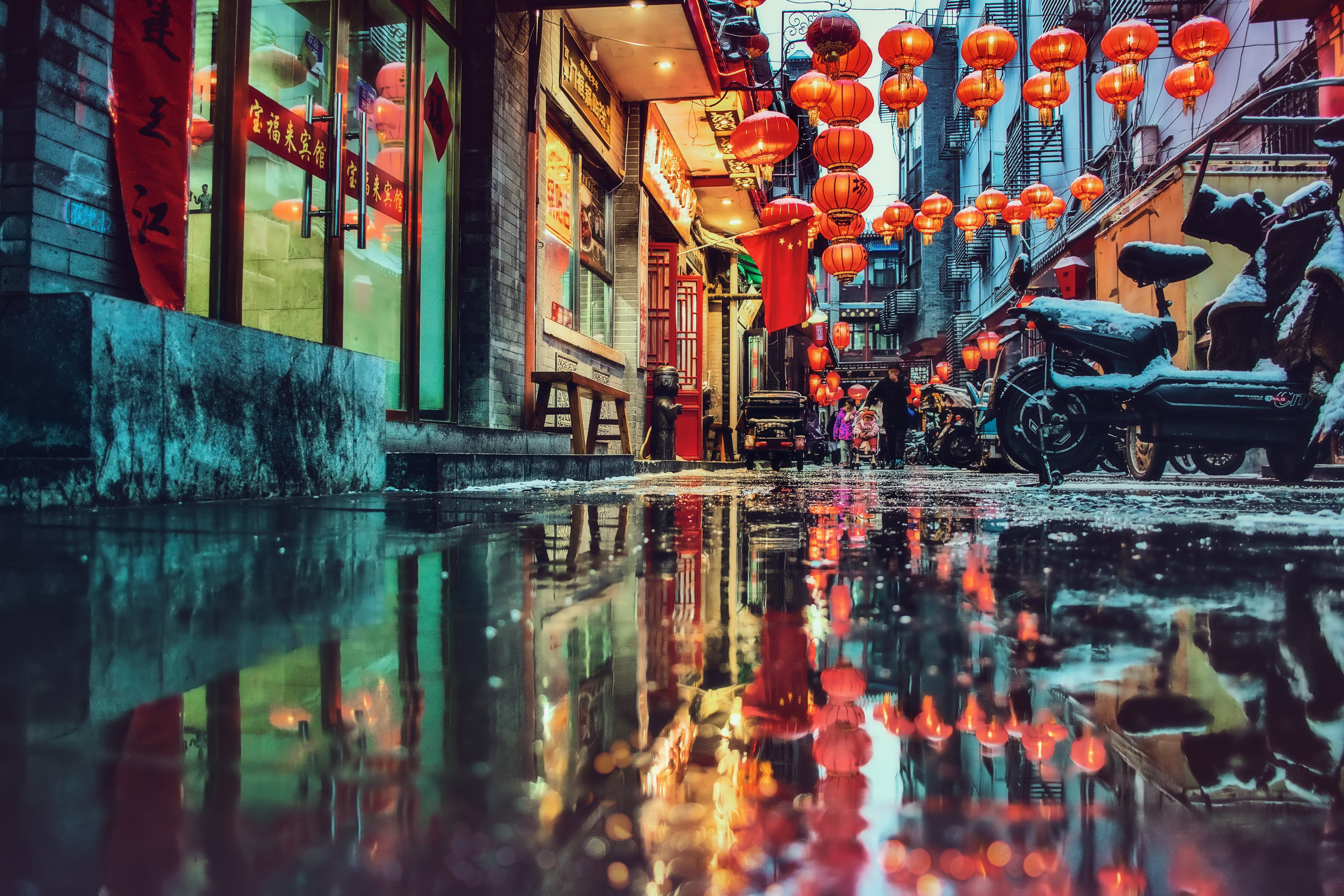 Chinatown, 5K, Street, Man Made, HD Wallpaper