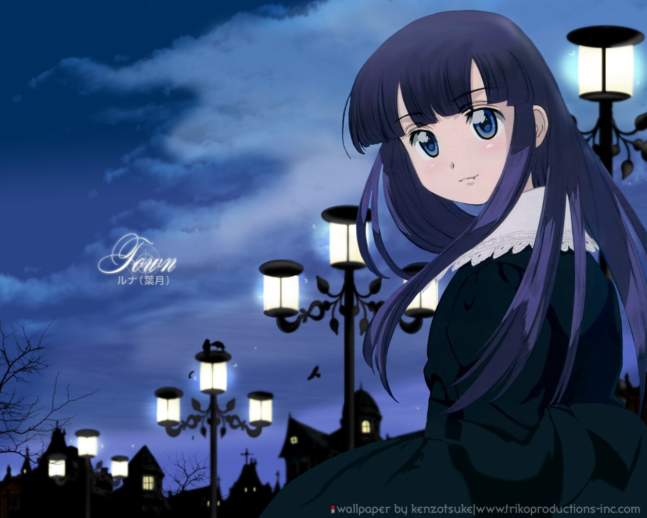 tsukuyomi moon phase, 720P, HD Wallpaper