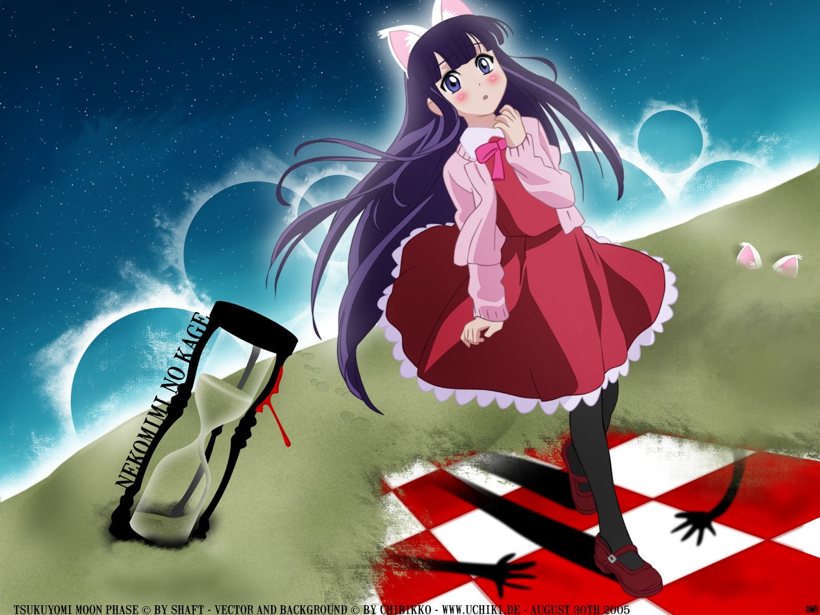 720P, Anime, Tsukuyomi: Moon Phase, HD Wallpaper