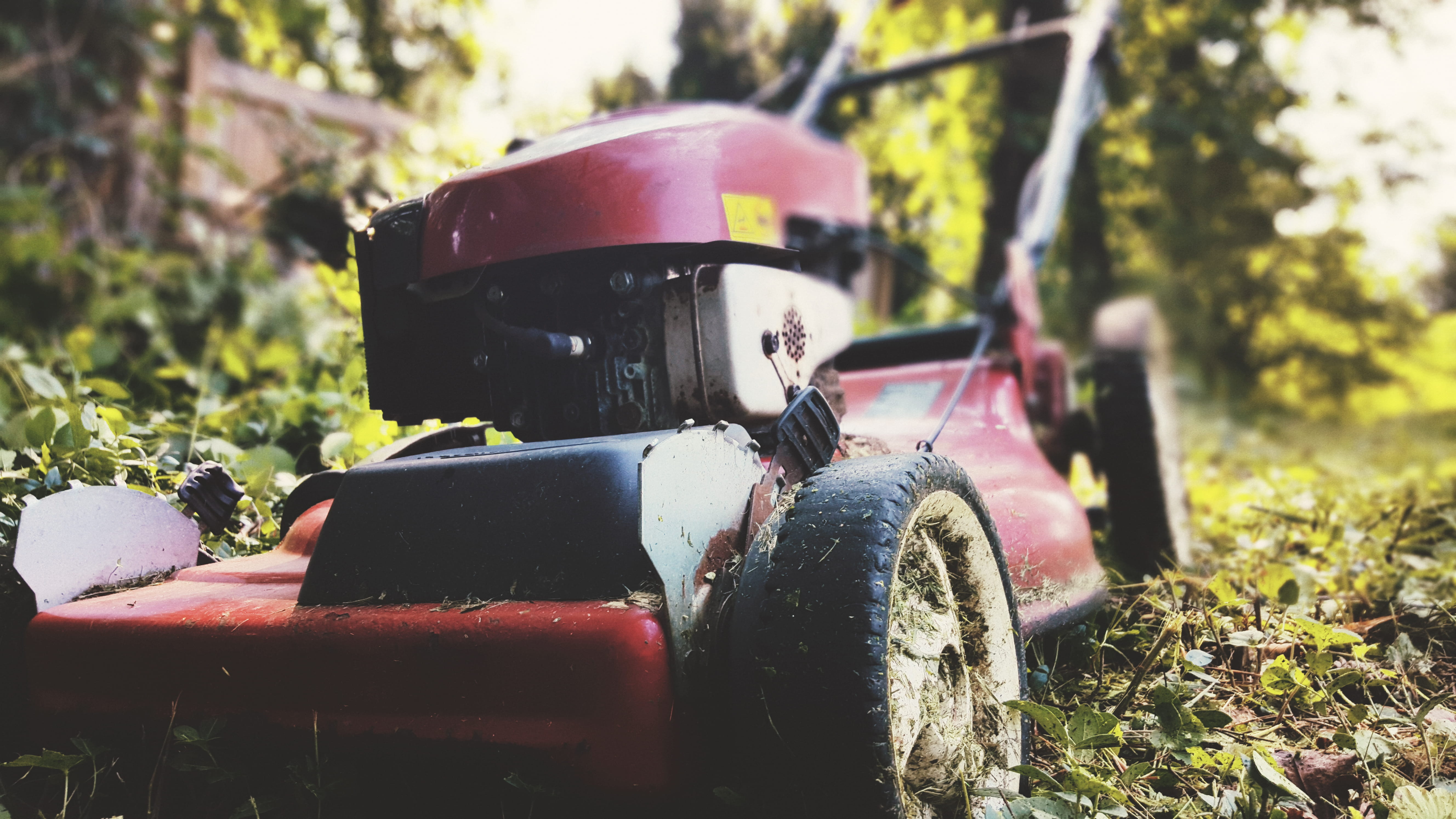 wheel, headwear, nature, summer, 5K, field, sunlight, tire, mower, helmet, mode of transportation, transportation, no people, tractor, land, focus on foreground, HD Wallpaper
