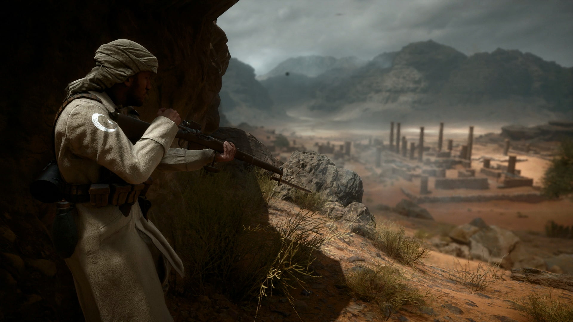 soldier, Ottoman Empire, Desert, Battlefield 1, 1080P, HD Wallpaper