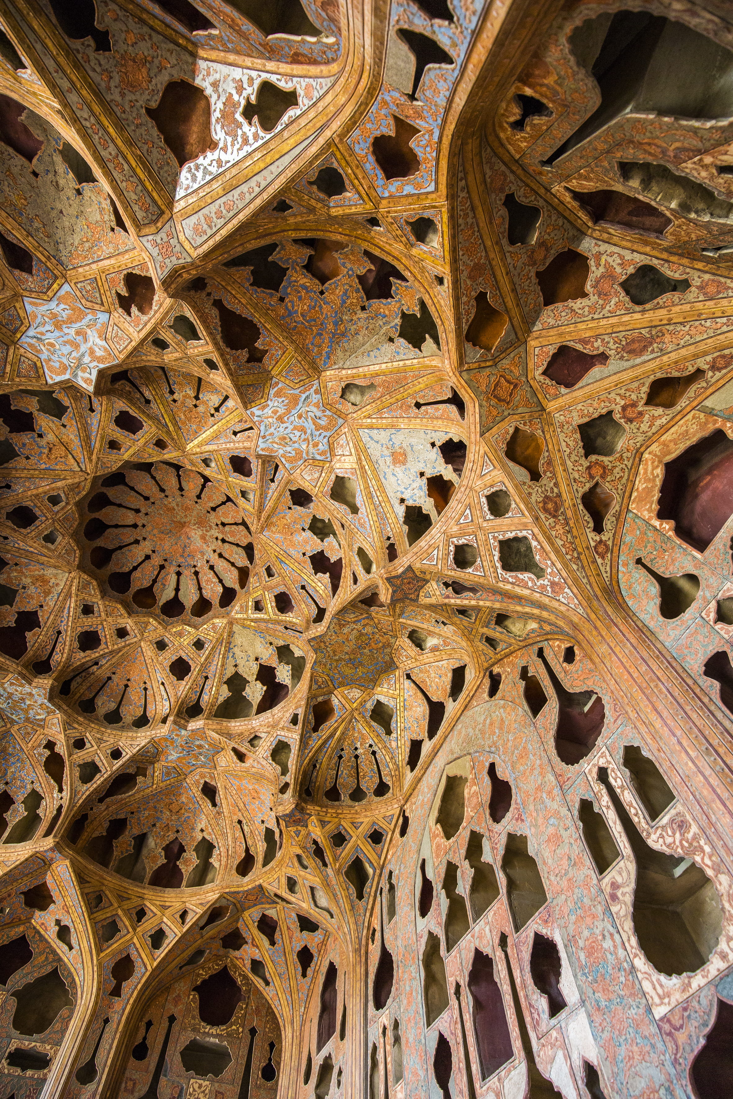 esfahan, design, multi colored, architecture, close-up, brown, ethnic, naghsh-e jahan square, backgrounds, ceiling, art and craft, imamsquare, day, creativity, Phone HD Wallpaper