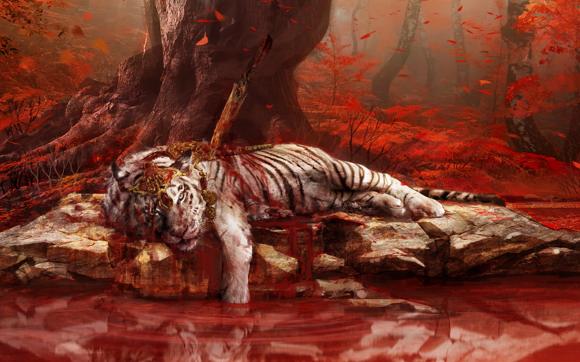 cry, 1080P, far, tiger, dead, HD Wallpaper