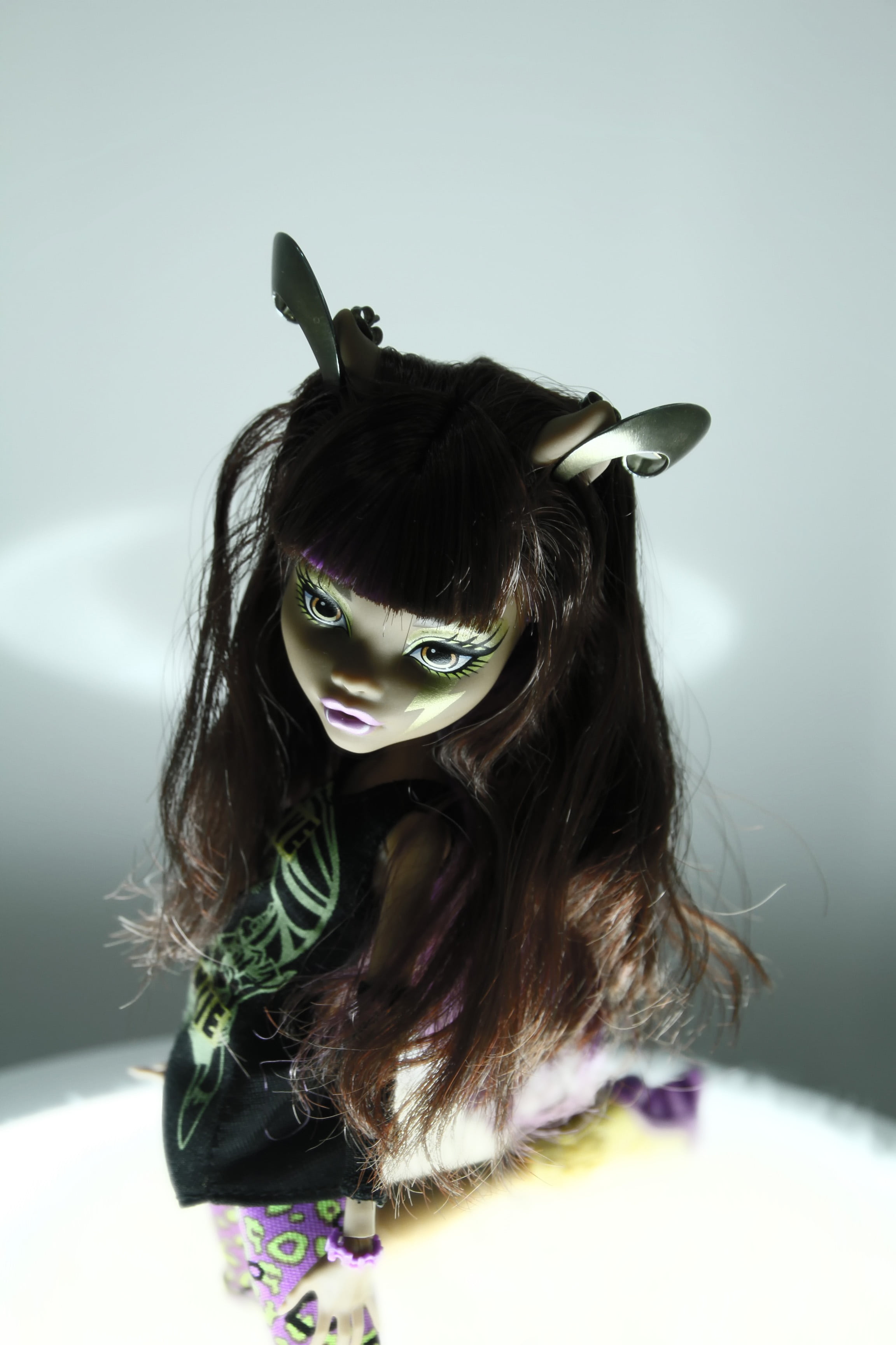 front view, people, make-up, high, portrait, long hair, toys, beauty, looking at camera, figure, girl, monster high, fashion, women, beautiful, headshot, Phone HD Wallpaper