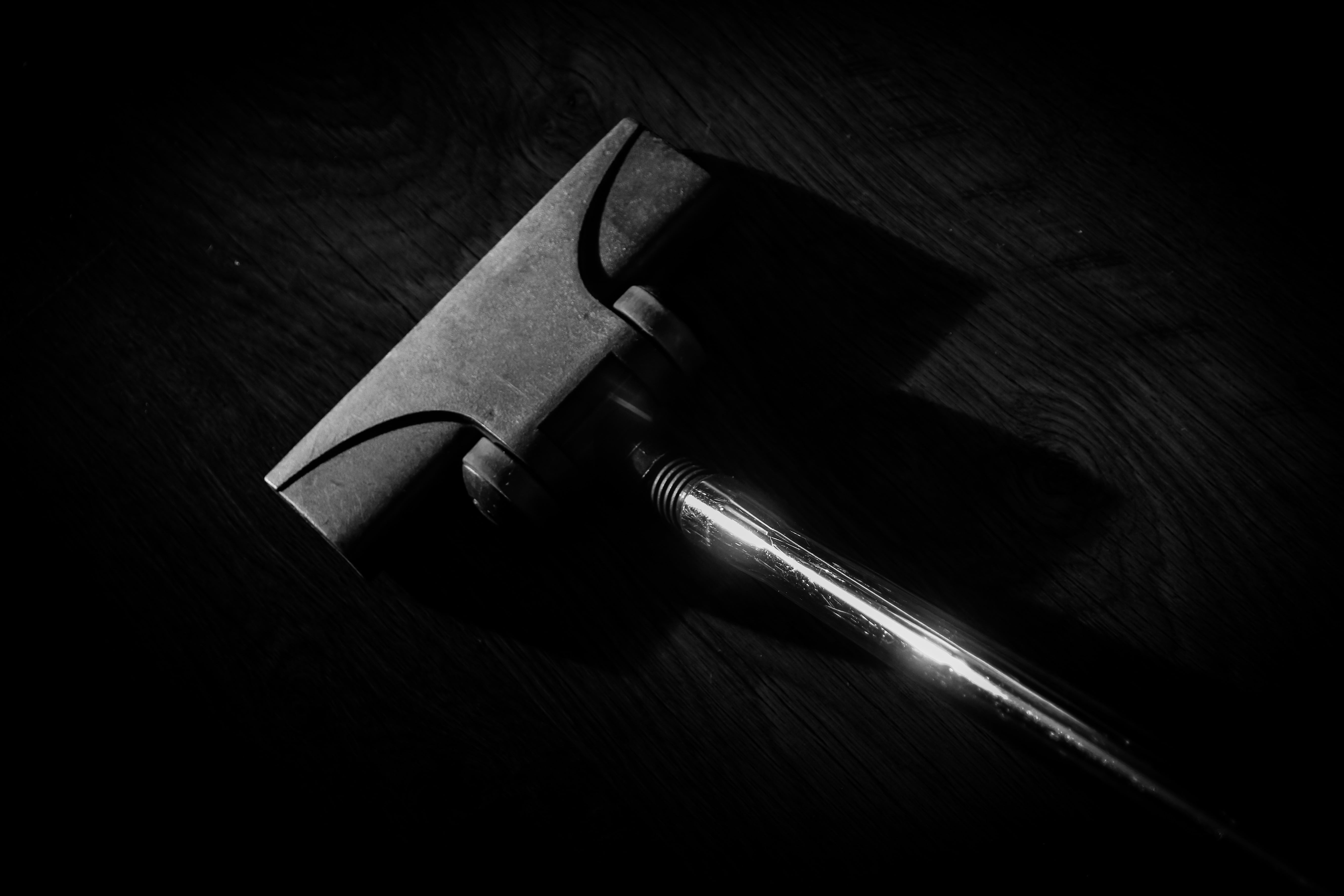 studio shot, alloy, single object, black color, table, vacuuming, no people, cleaning, photography, cleanup, washing, weapon, metal, aggression, shadow, HD Wallpaper